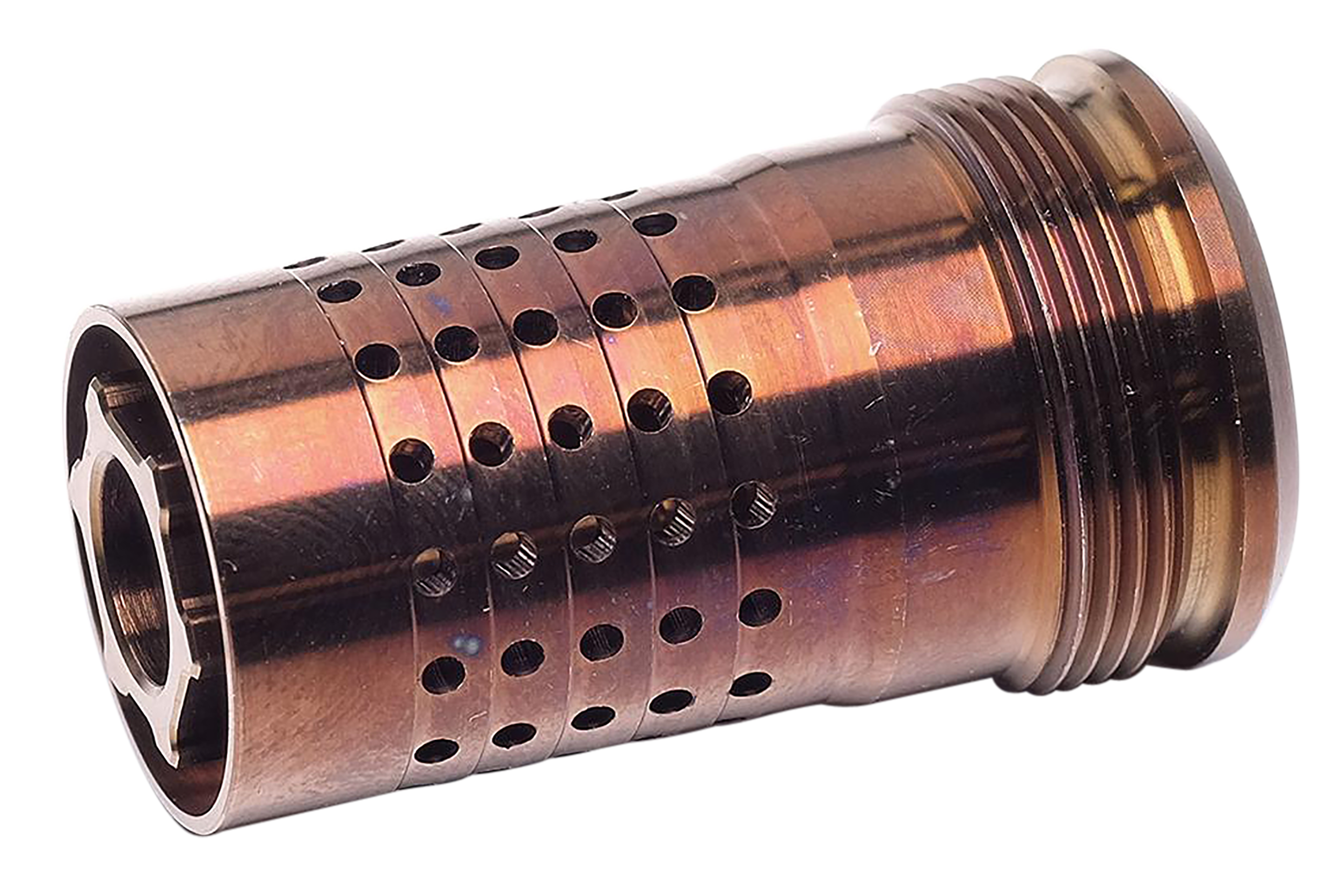 Q LLC CB1228 Cherry Bomb22 Cal (5.56mm) Copper 17-4 Stainless Steel with 1/2"-28 tpi Threads & 1.64" OAL