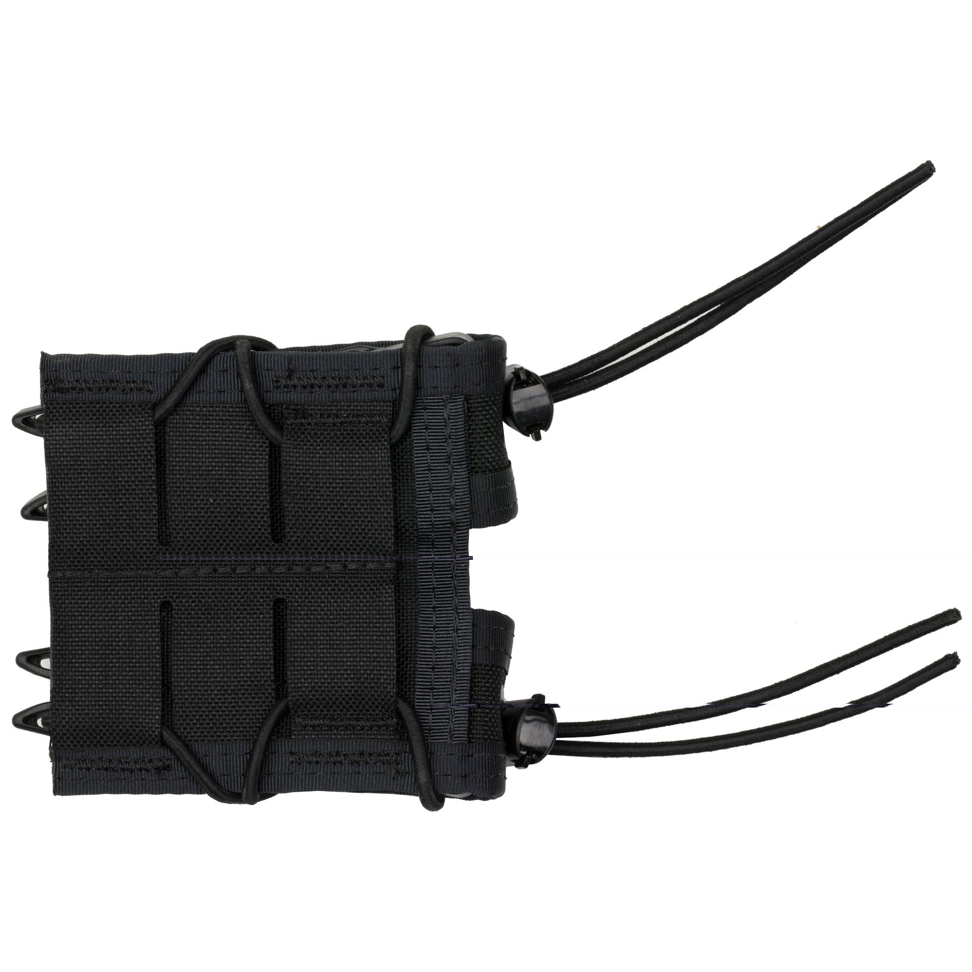 High Speed Gear 11PT02CB TACO Mag Pouch Double Coyote Brown Nylon MOLLE Belts 2" Wide Compatible w/ Pistol
