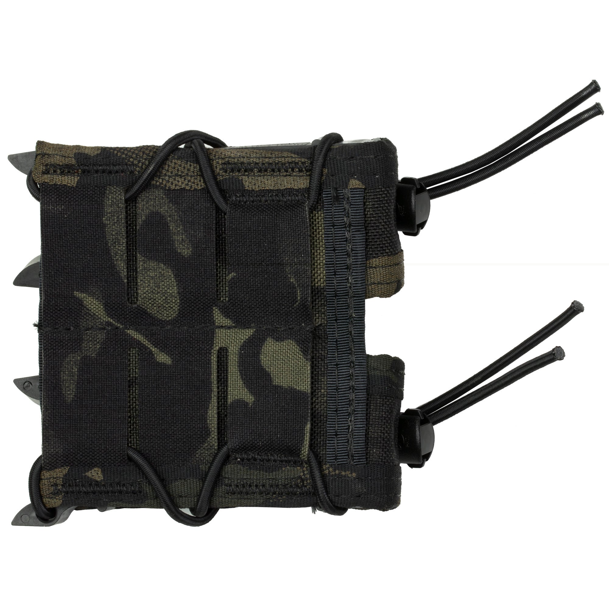 High Speed Gear 11PT02CB TACO Mag Pouch Double Coyote Brown Nylon MOLLE Belts 2" Wide Compatible w/ Pistol