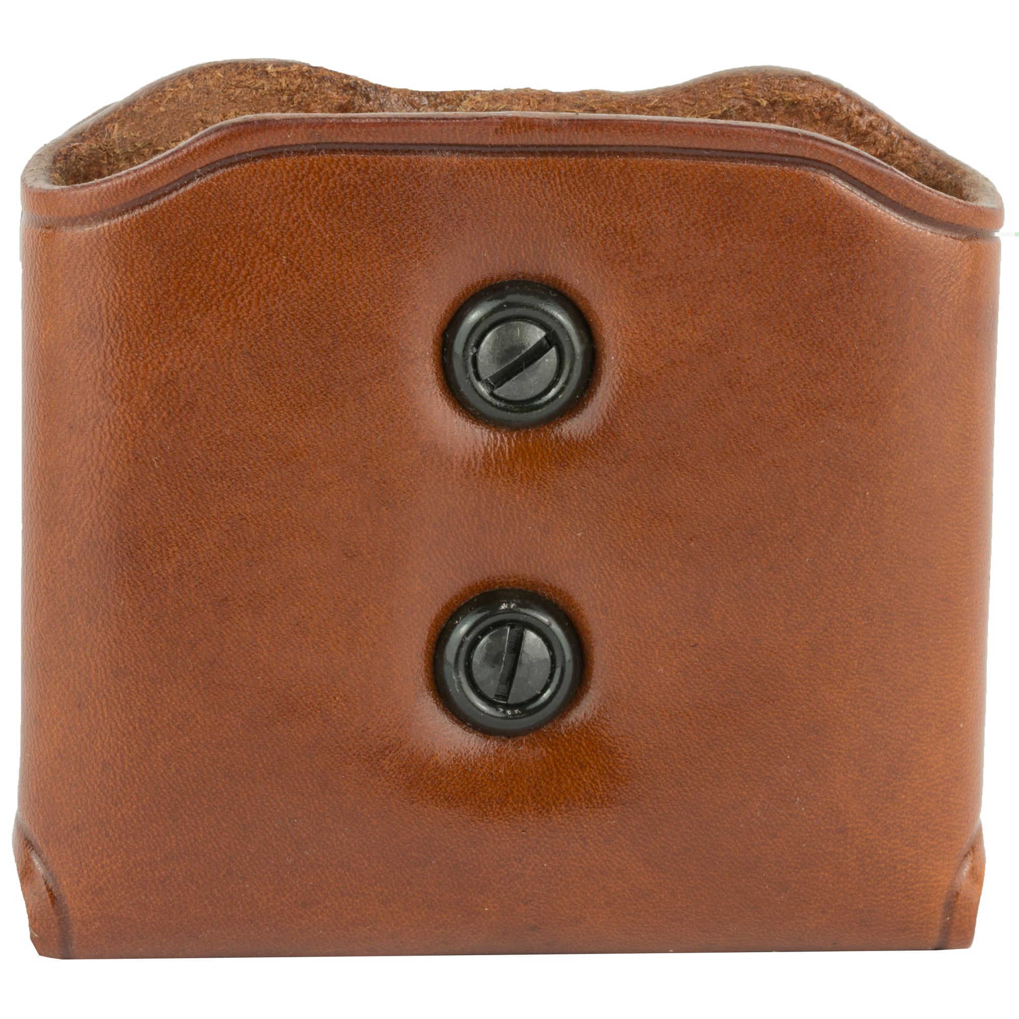 Galco DMC Double Magazine Pouch 45 ACP, 10mm Single Stack Magazines Leather