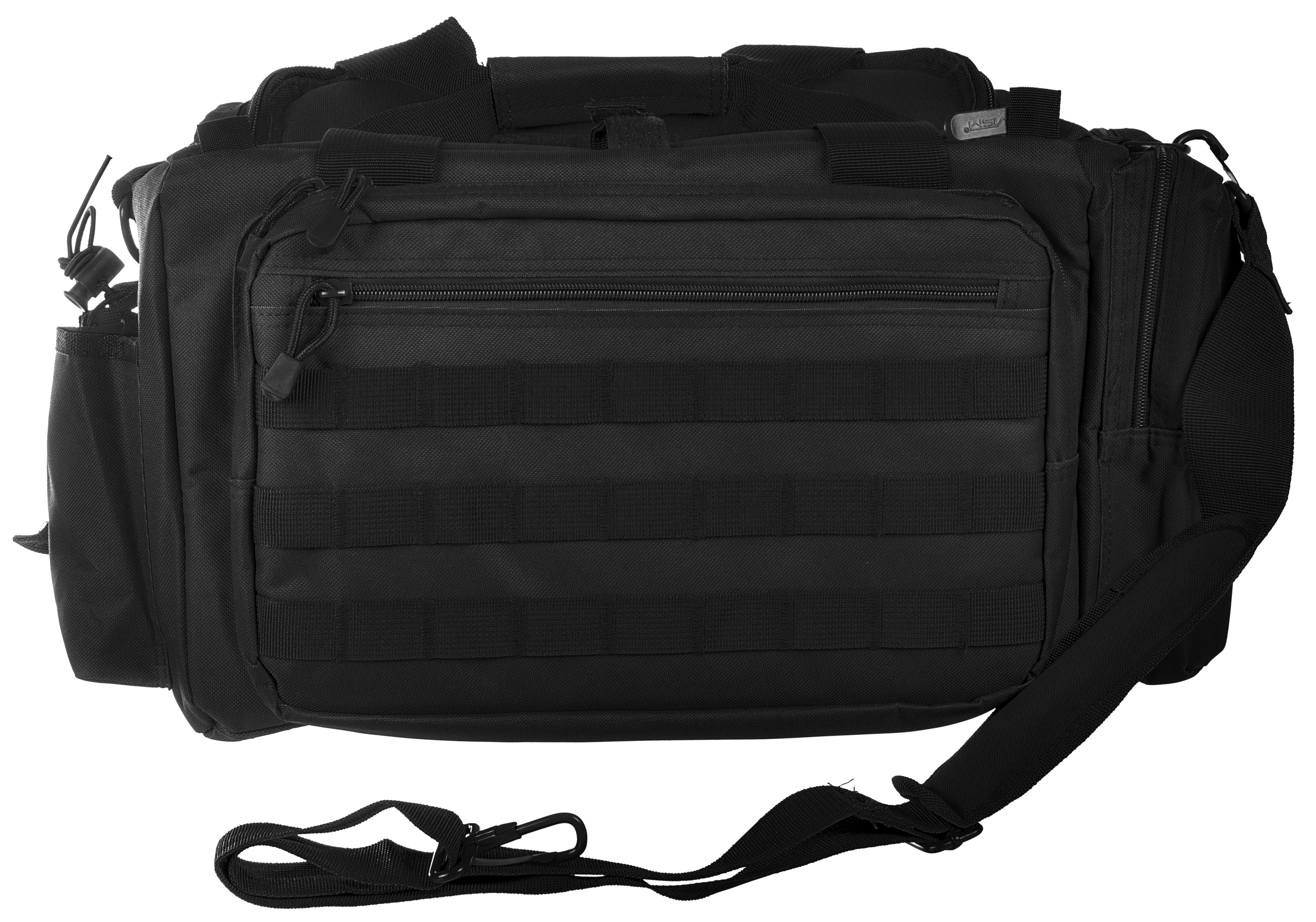 NcStar CVCRB2950B VISM Competition Range Bag with Padded Side Pockets, Lockable Zippers, Mag Pockets, Large D-Rings, Wide Padded Shoulder Strap & Black Finish