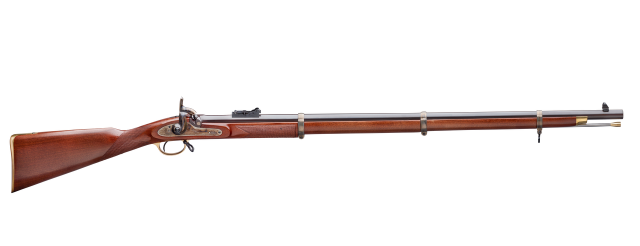 Pedersoli 1853 Enfield Whitworth 3 Band Muzzleloading Rifle 45 Caliber Percussion 36" Browned Barrel Walnut Stock