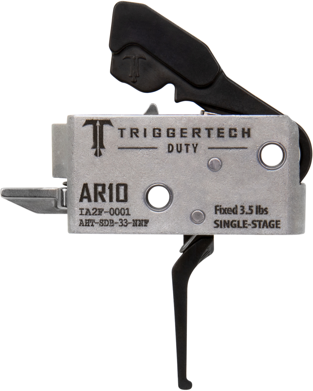 TriggerTech AHTSDB33NNF DutyFlat Trigger Single-Stage 3.50 lbs Draw Weight Fits AR-10