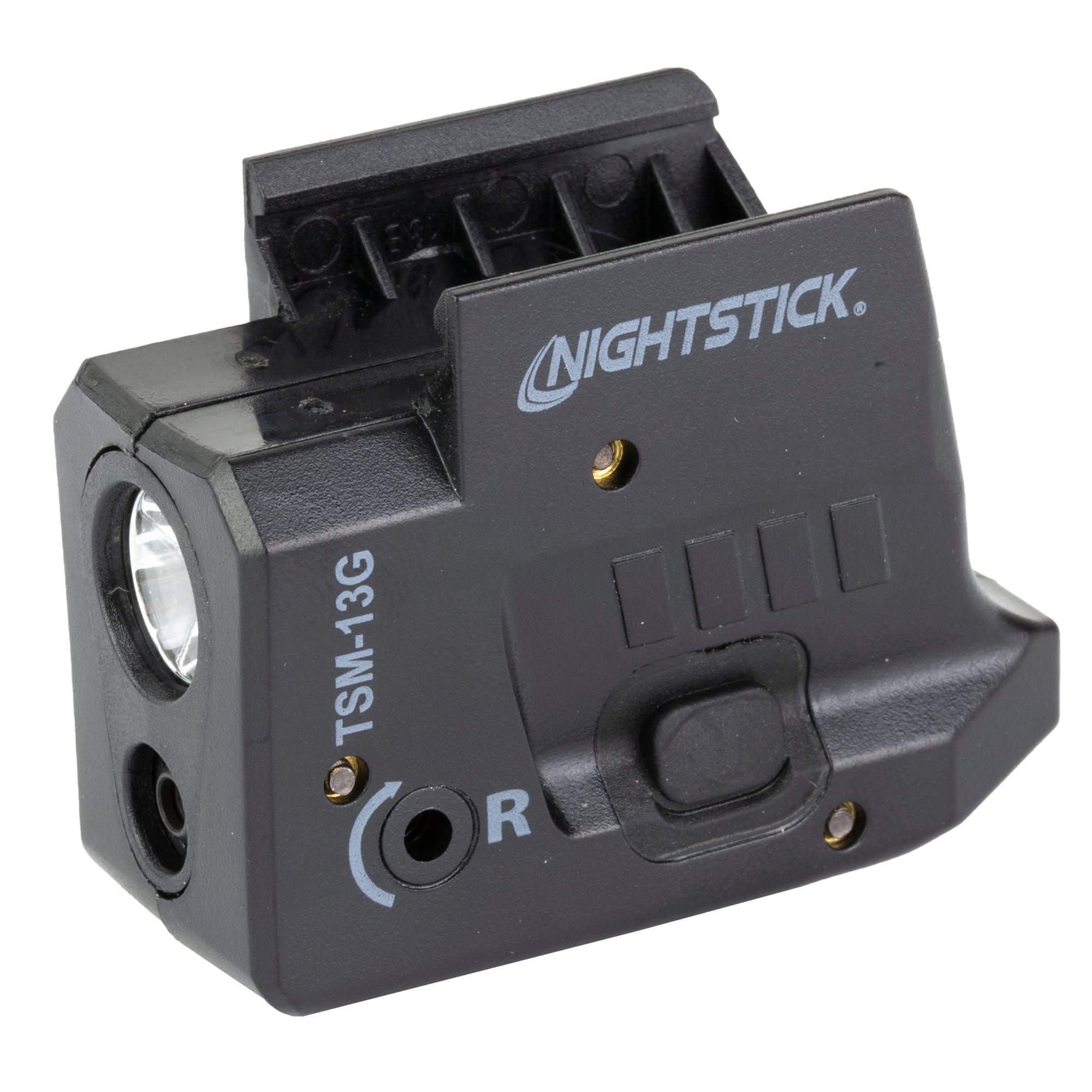 Nightstick TSM13G TSM-13G Weapon Light w/Laser Sig P365/XL/SAS For Handgun 150 Lumens Output White LED Light/Green Laser 104 Meters Beam Black Polymer