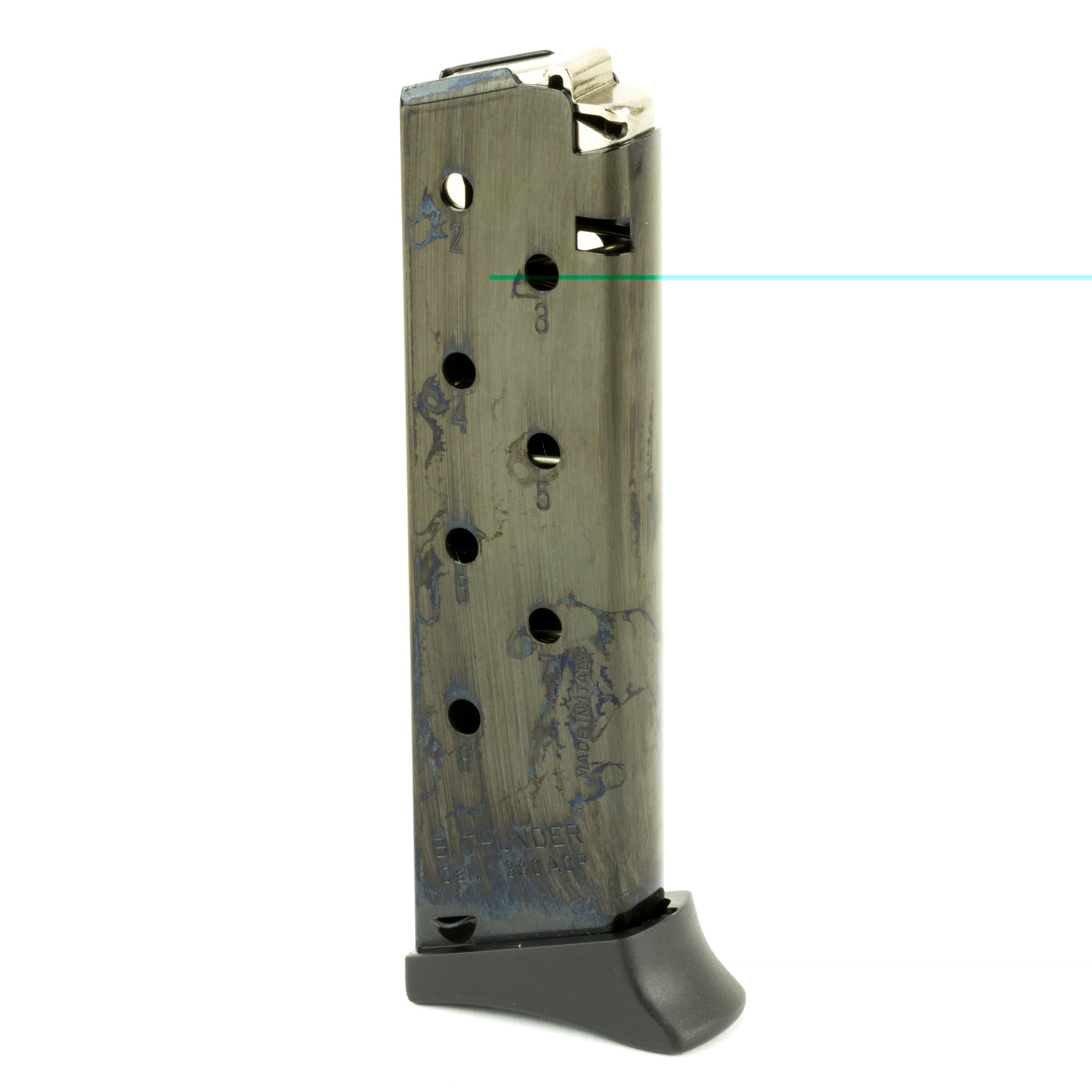 Mec-Gar MGBR3808B StandardBlued Detachable with Finger Rest 8rd 380 ACP for Bersa Thunder