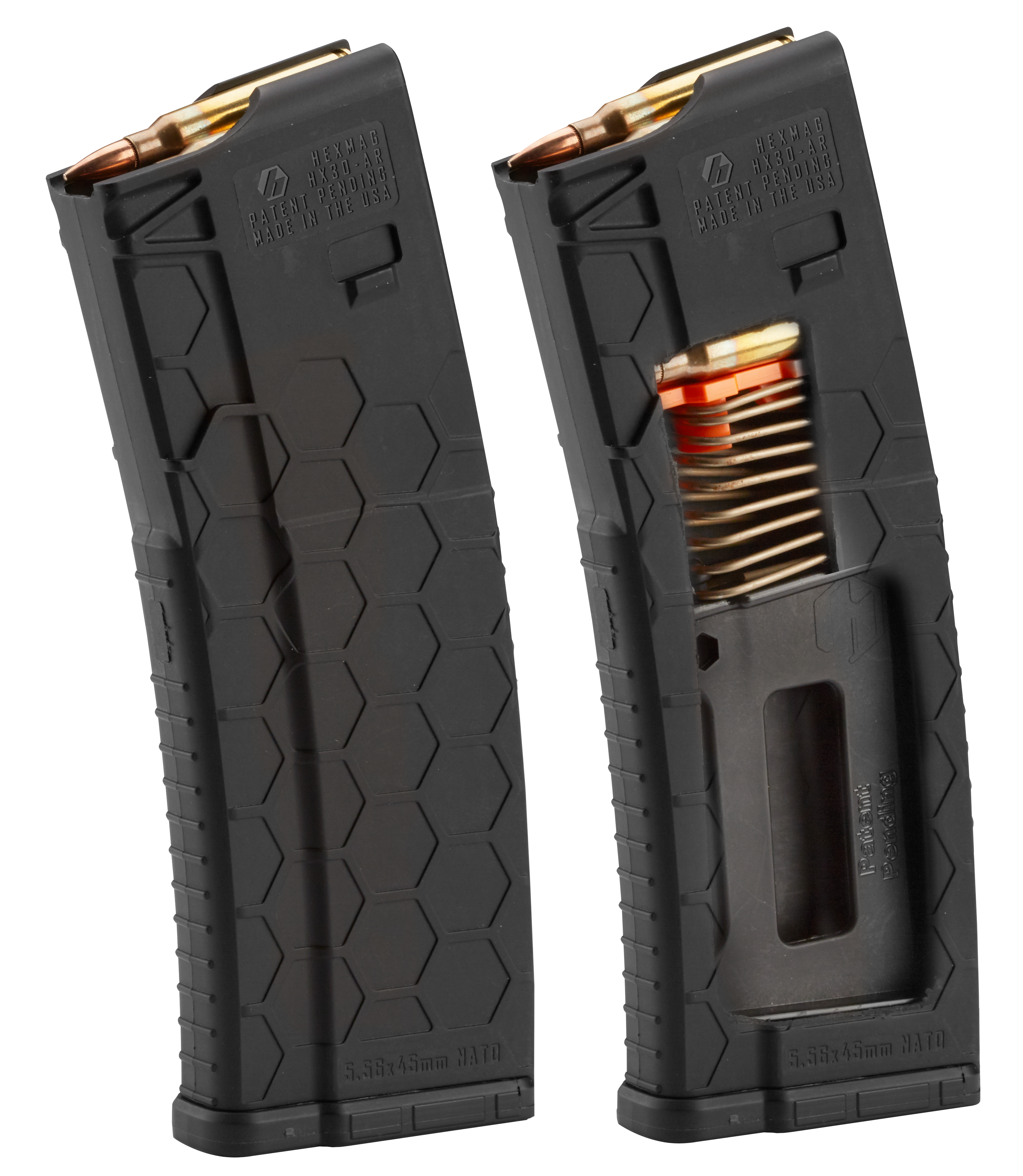 Hexmag HX1030ARBLK Series 2Black Detachable 10rd Multi-Caliber for AR-15