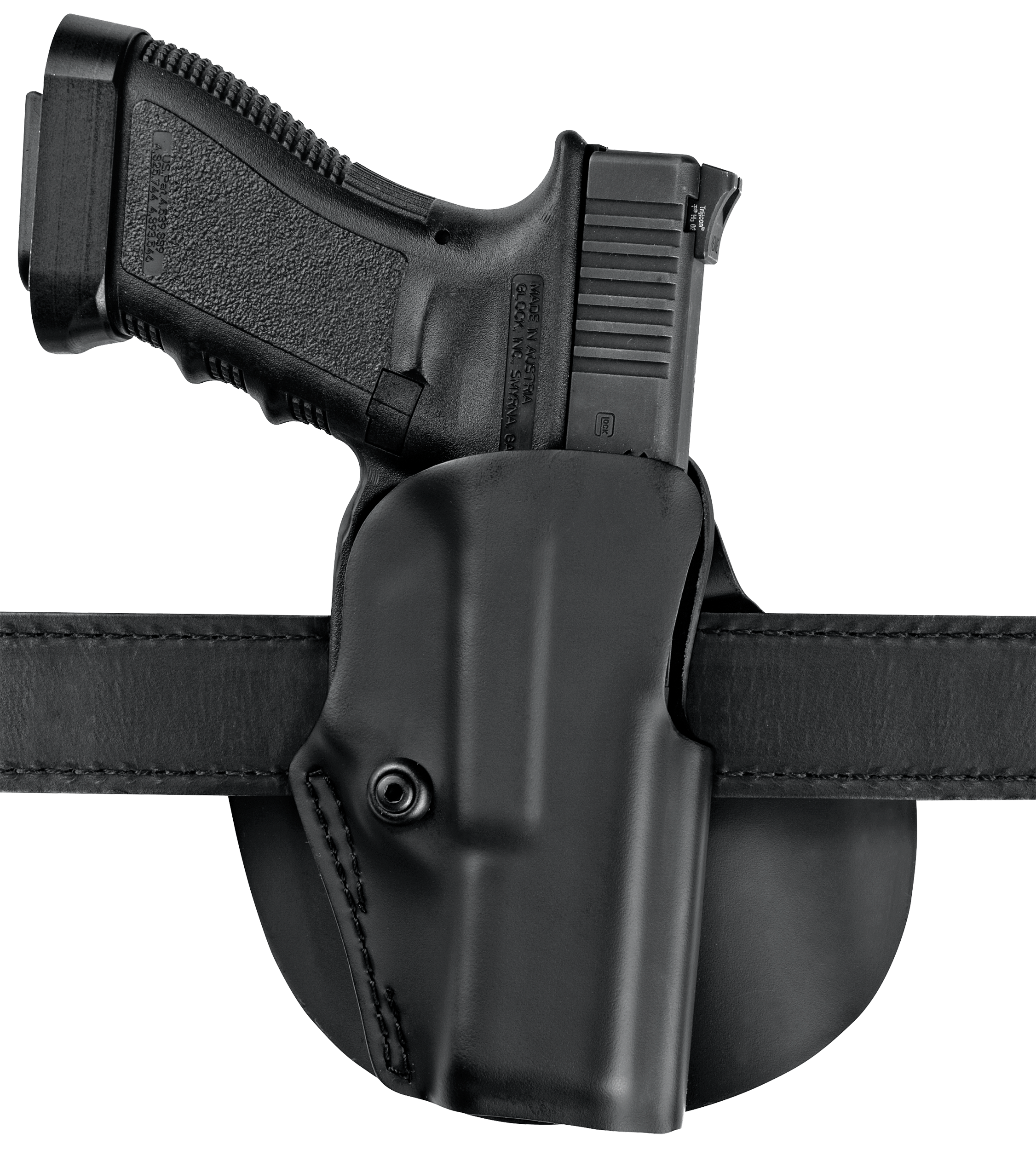 Safariland 5198283411 Open Top ConcealmentBelt Thermoplastic Belt Loop Fits Glock 19/23 Right Hand