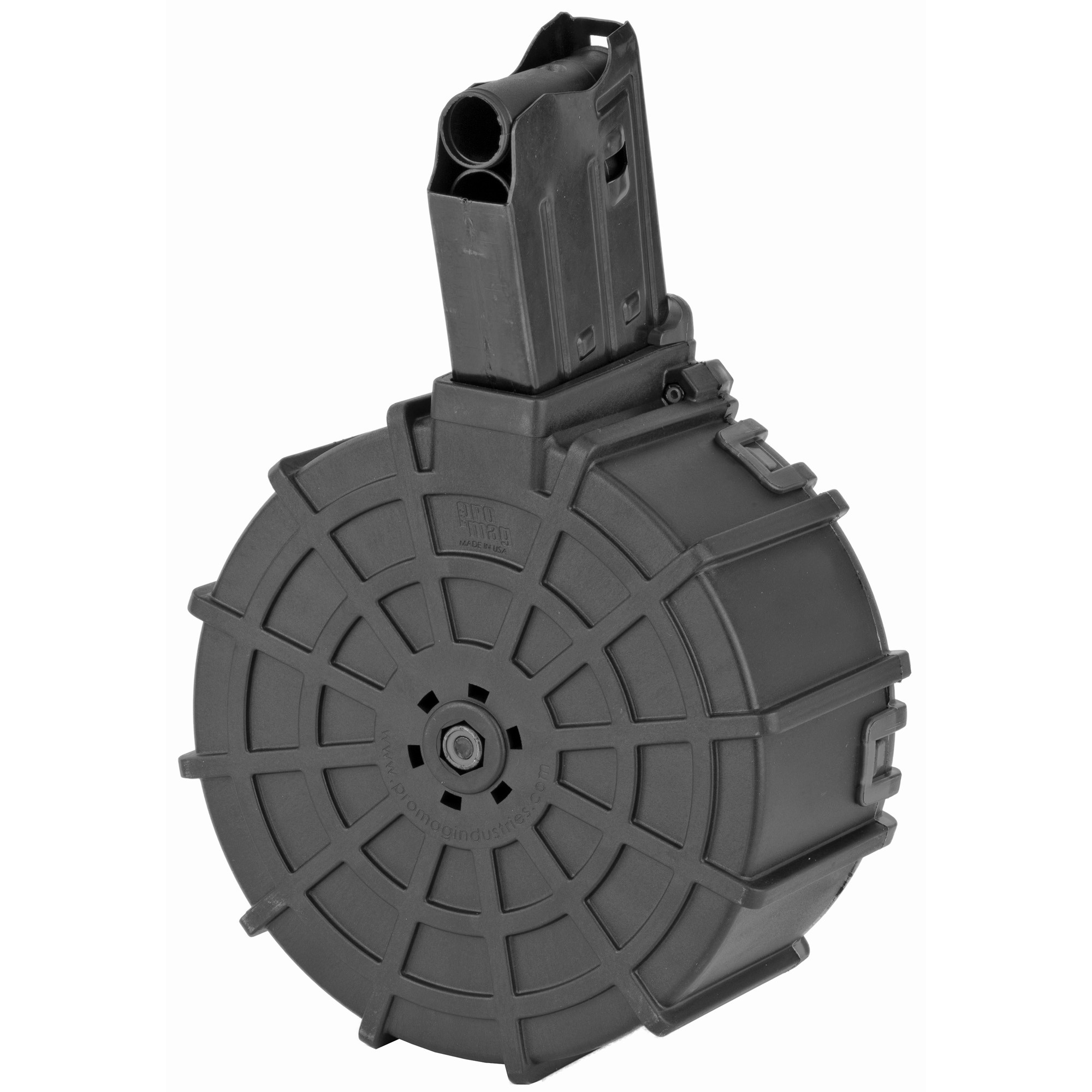 ProMag Magazine MKA 1919, Iver Johnson Stryker 12 Gauge 2 3/4" 20-Round Drum Polymer Black