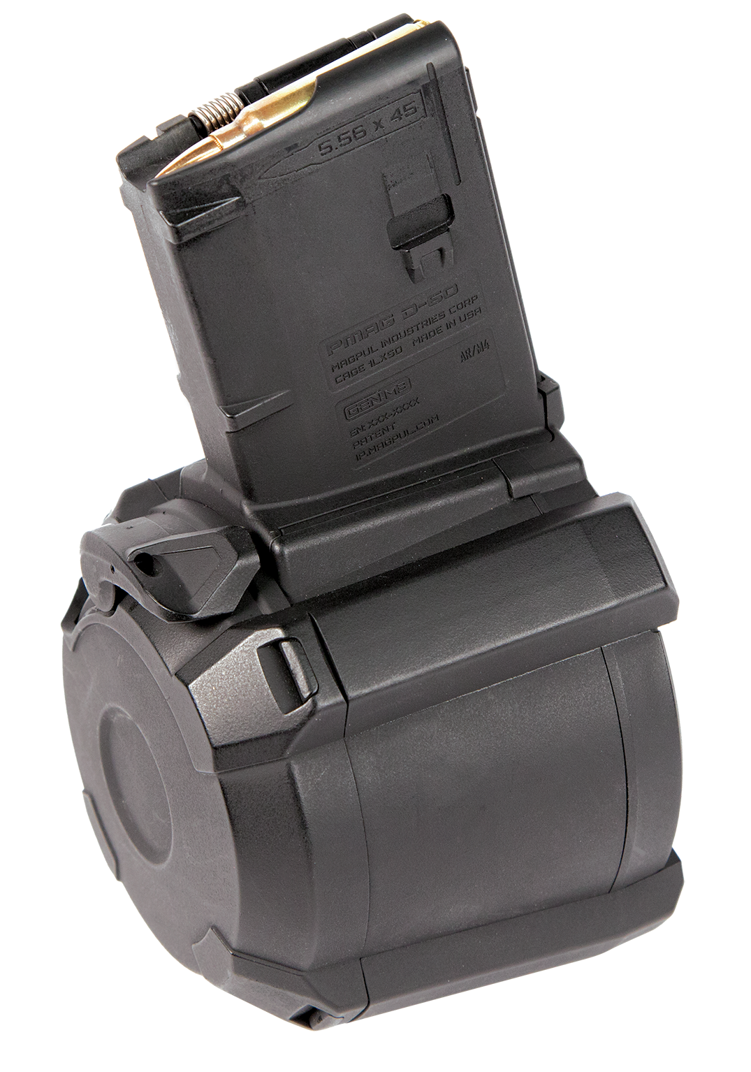 Magpul PMAG D-60 Drum Magazine AR-15 223 Remington, 5.56x45mm 60-Round Polymer