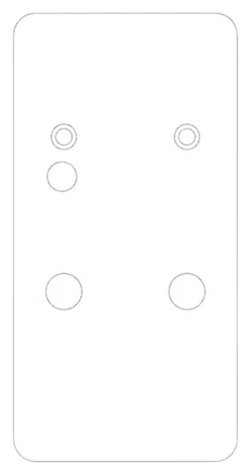 Beretta Usa Rdo Plate, Ber Eus03064 Kit Rdo Apx C-More