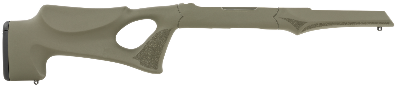 Hogue 22270 Tactical Thumbhole Stockmade of Synthetic Material with OD Green Overmolded Rubber Finish forRuger 10/22 (.920"D Barrel) Right Hand