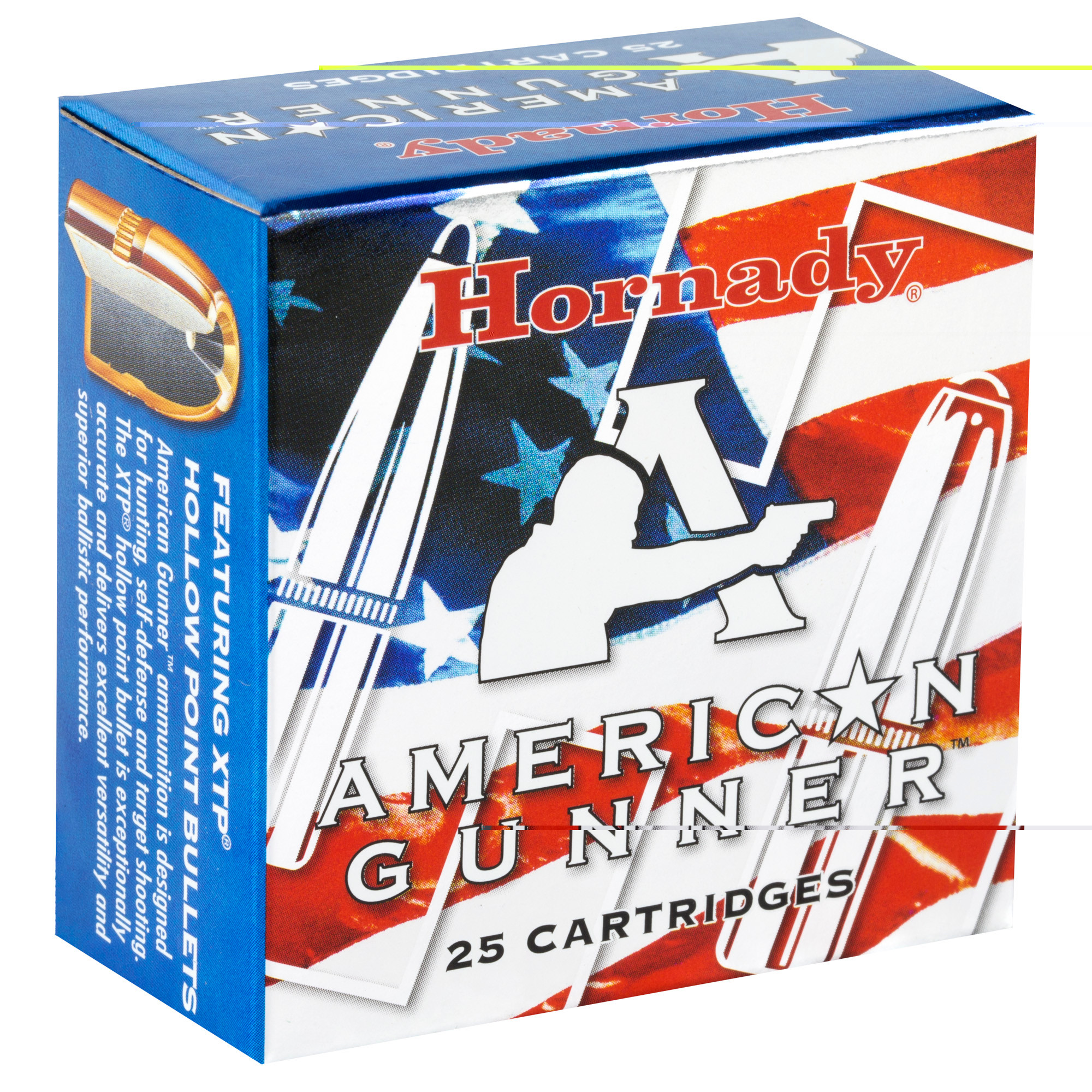 Hornady American Gunner Ammunition 9mm Luger 115 Grain XTP Jacketed Hollow Point