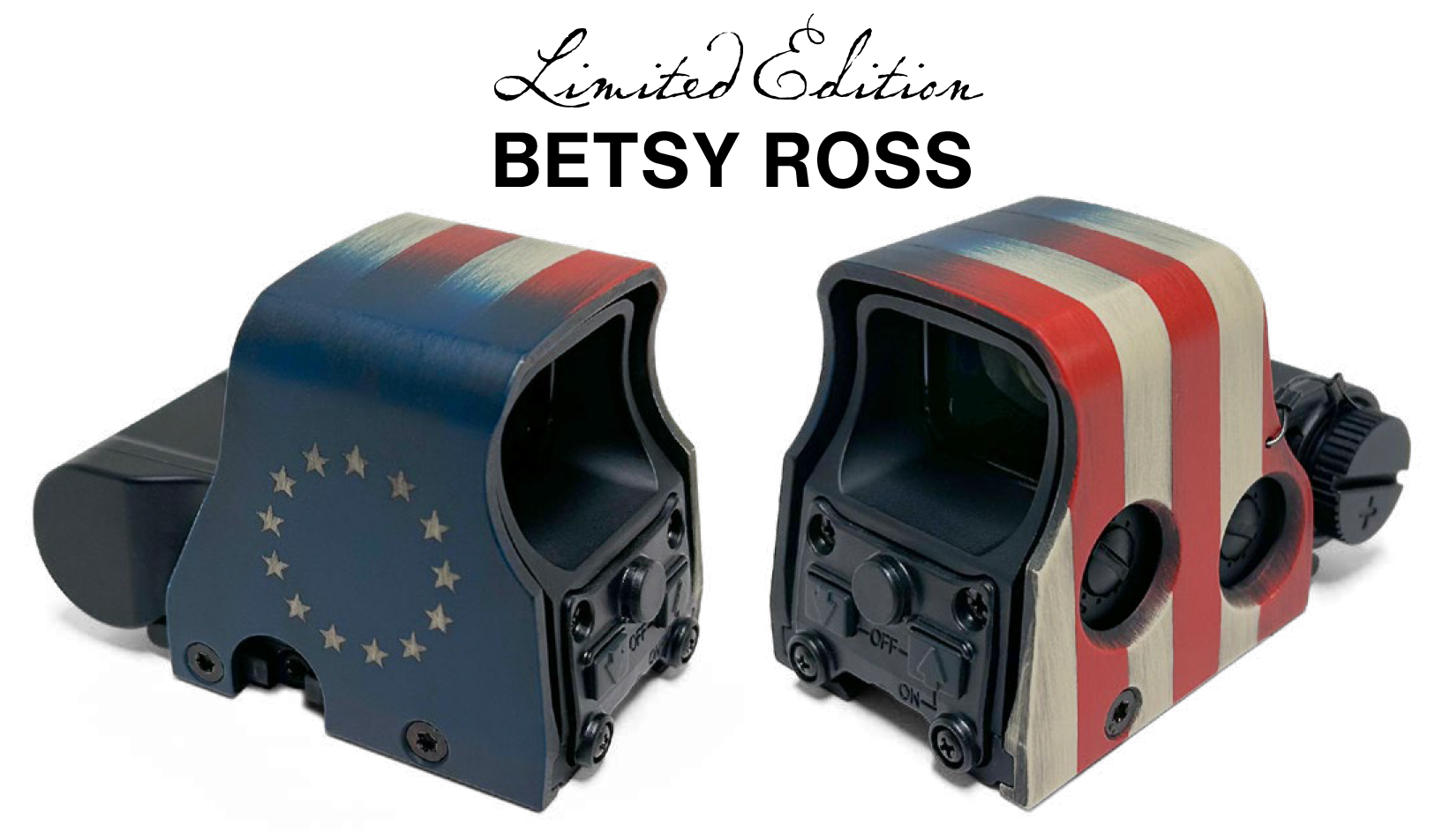 EoTech XPS2-0 Holographic Weapon Sight 68 MOA Circle with 1 MOA Dot Reticle Limited Edition Betsy Ross Flag