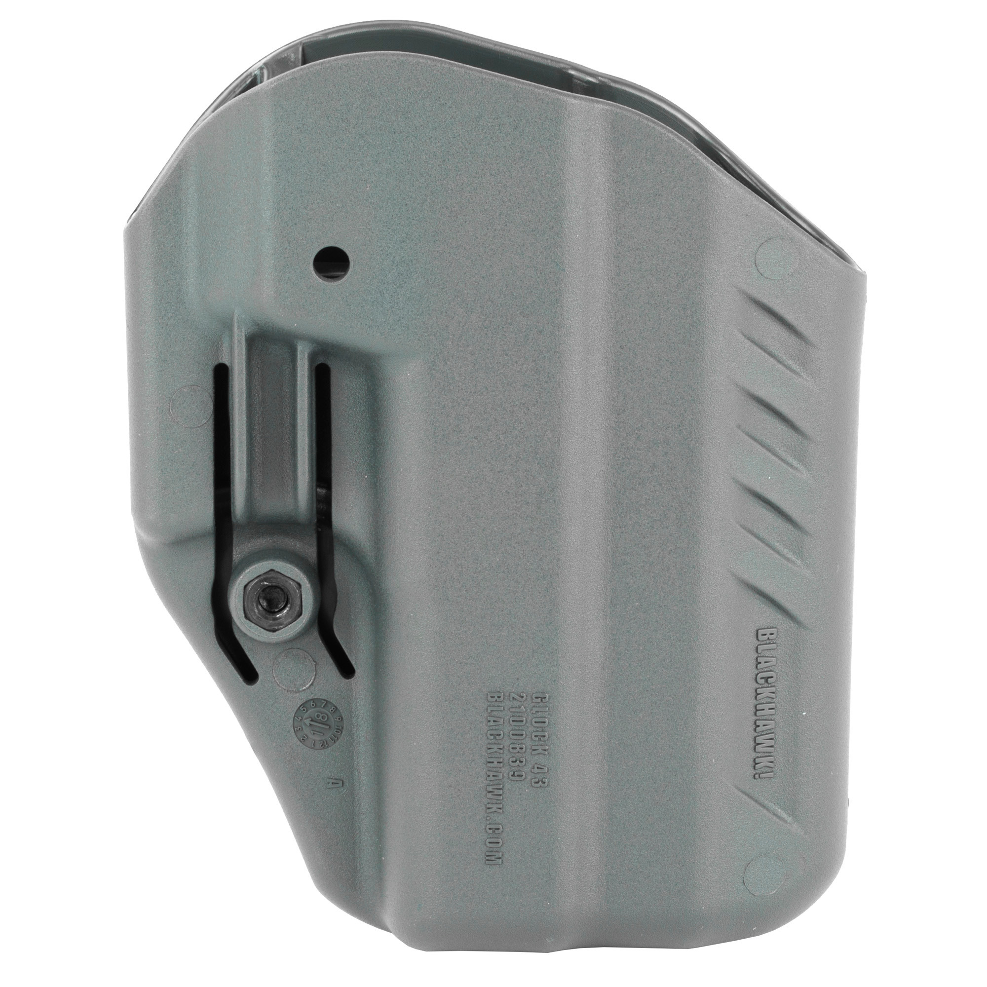 Blackhawk 417568UG A.R.C.IWB Urban Gray Polymer Belt Clip Fits Glock 43/43X Ambidextrous