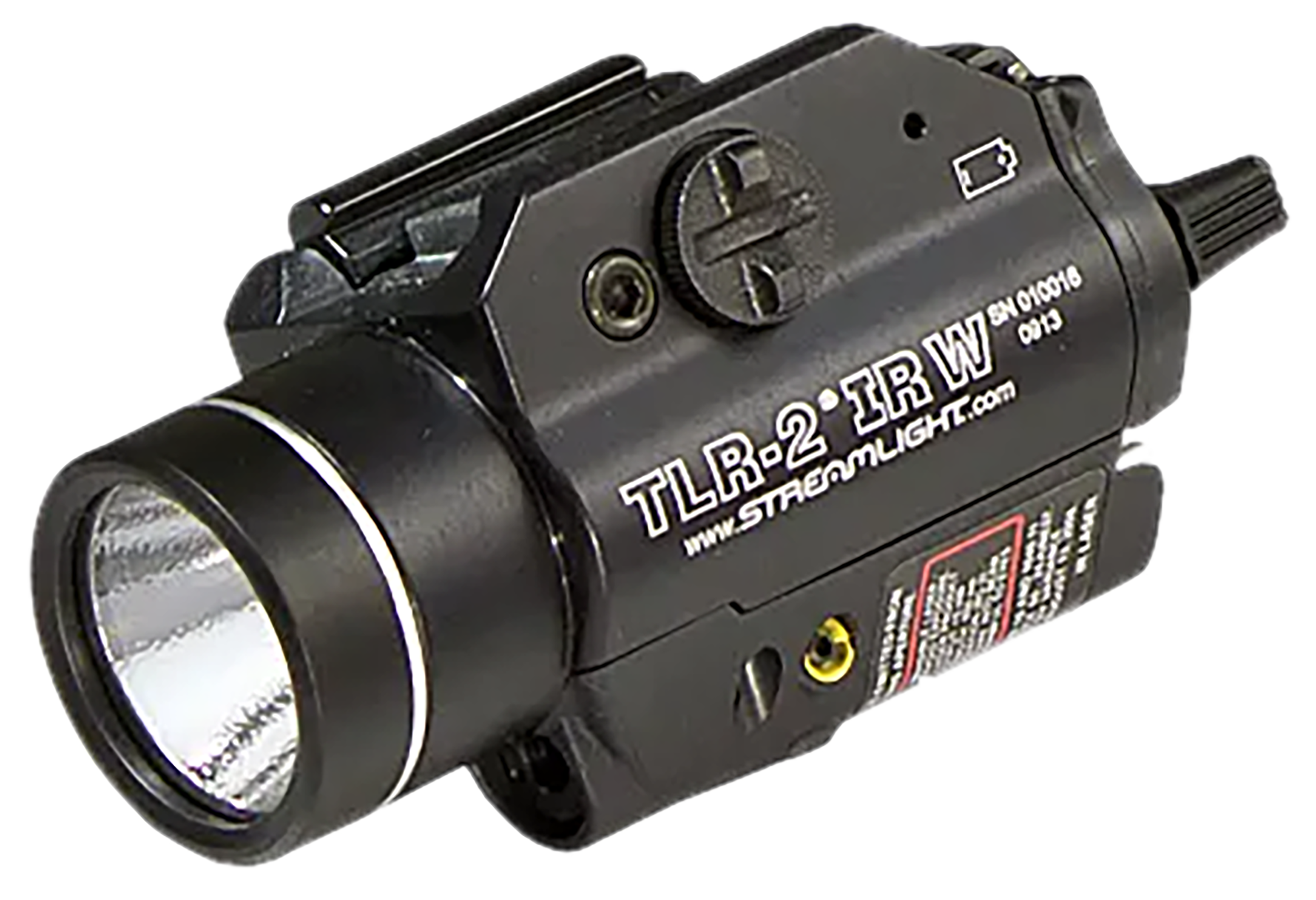 Streamlight 69165 TLR-2 IRW Weapon Light w/Laser & Strobe 300 Lumens Output White LED Light Infrared Laser Glock Style Rail/Picatinny Mount Black Anodized Aluminum