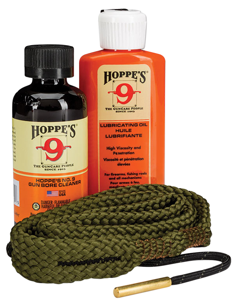 Hoppe's 110009 1-2-3 Done Cleaning Kit 9mm, 38 Cal Pistols (Clam Package)