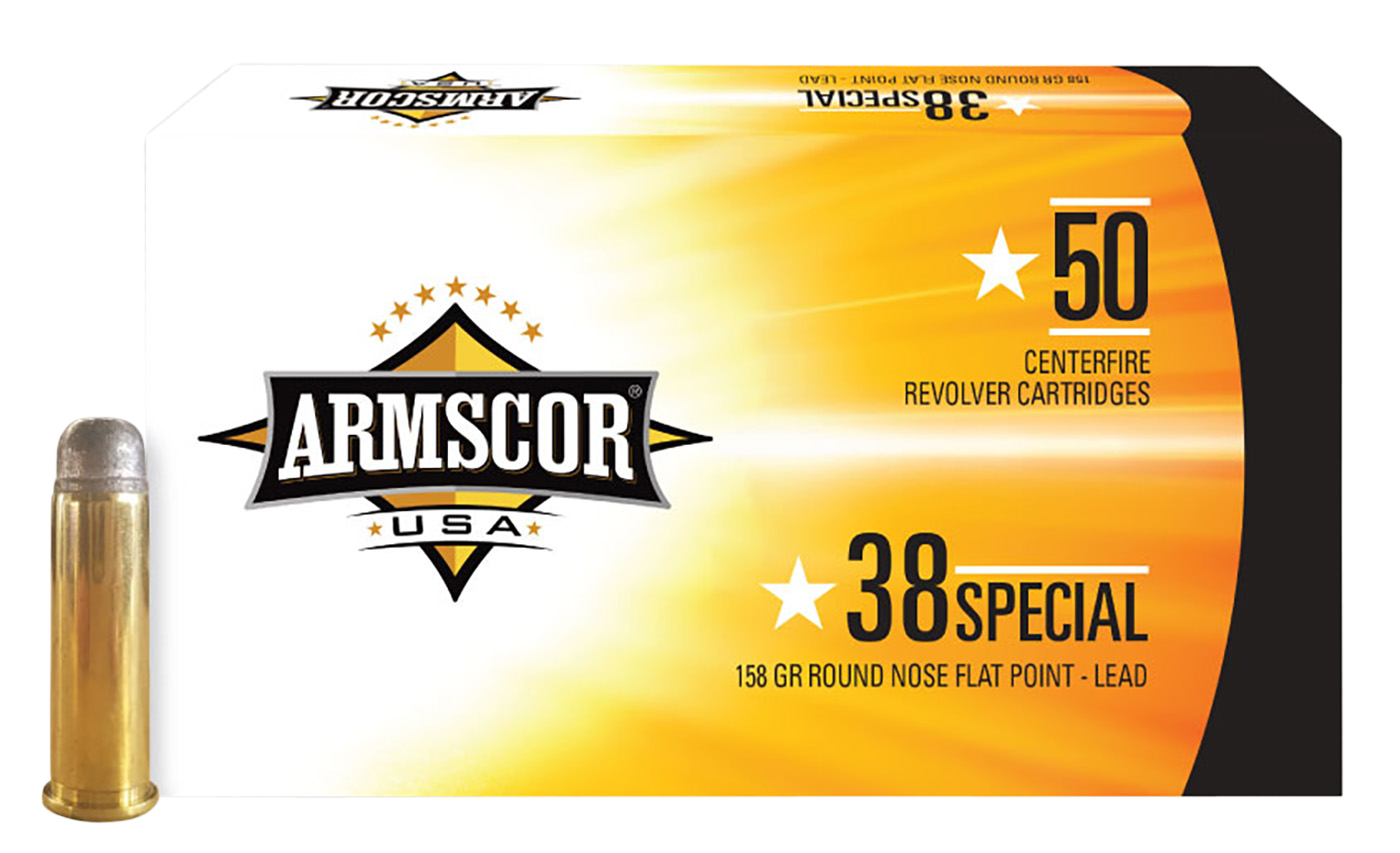Armscor FAC385N USA Competition 38 Special 158 gr Lead Round Nose Flat Point (LRNFP) 50rd Bx