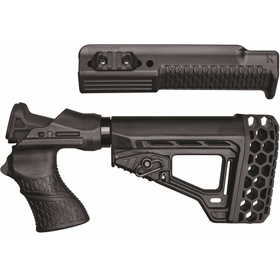 Blackhawk Knoxx, SpecOps, Stock, Black, Adjustable, Fits Mossberg 500 K35001-C