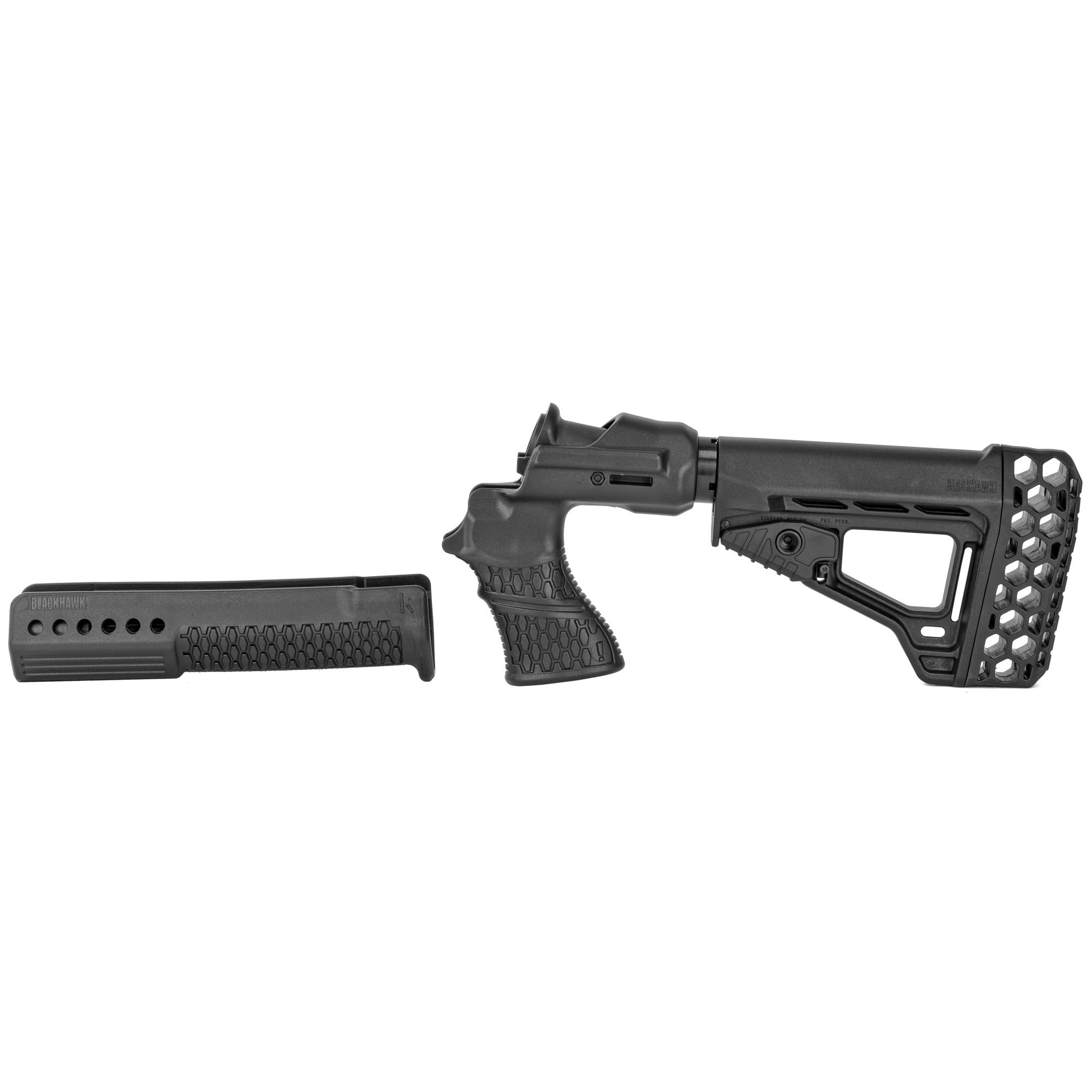 Blackhawk Knoxx, SpecOps, Stock, Black, Adjustable, Fits Mossberg 500 K35001-C