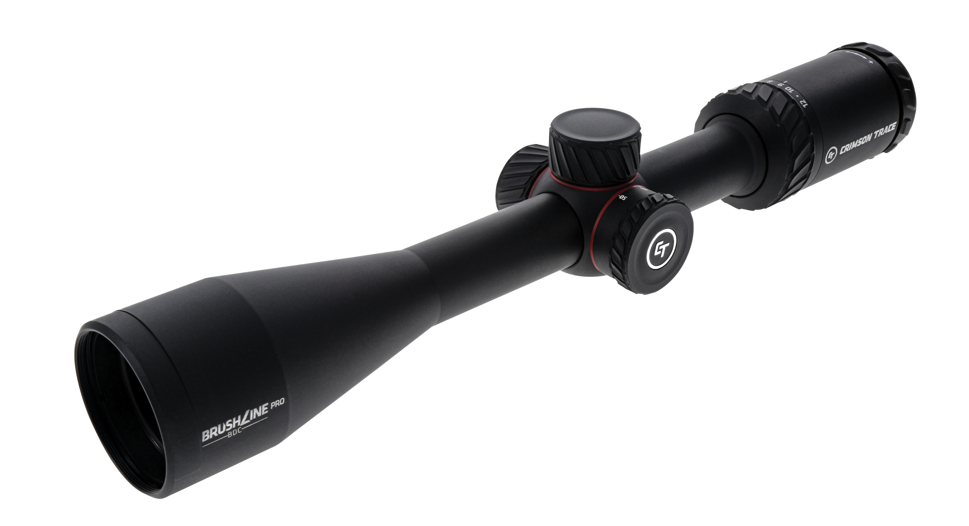 Crimson Trace 0101390 Brushline Pro Black Anodized 3-12x42mm 1" Tube BDC Pro Reticle
