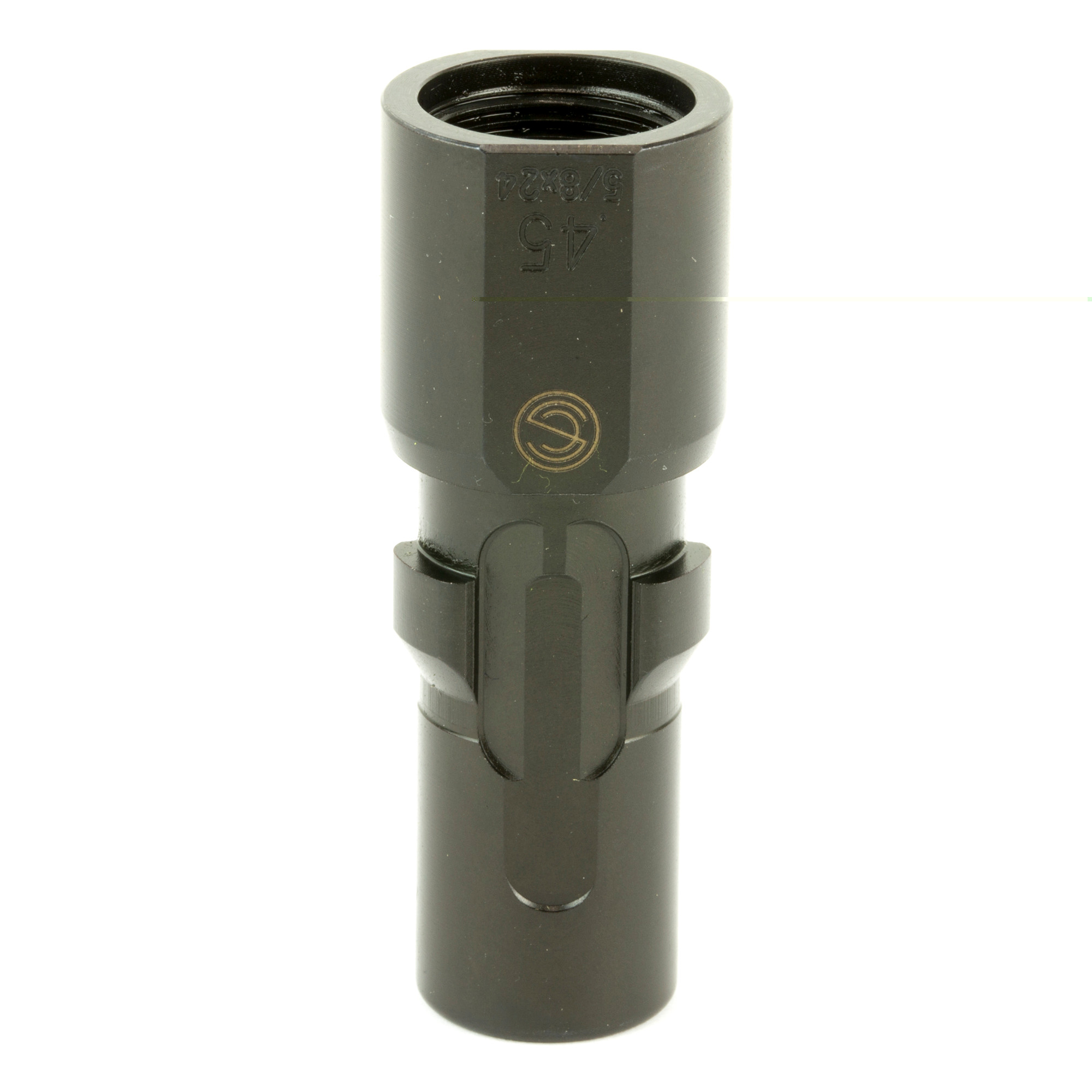 SilencerCo AC2605 3-Lug Muzzle Device Black with .578"x28 Threads for 45 ACP