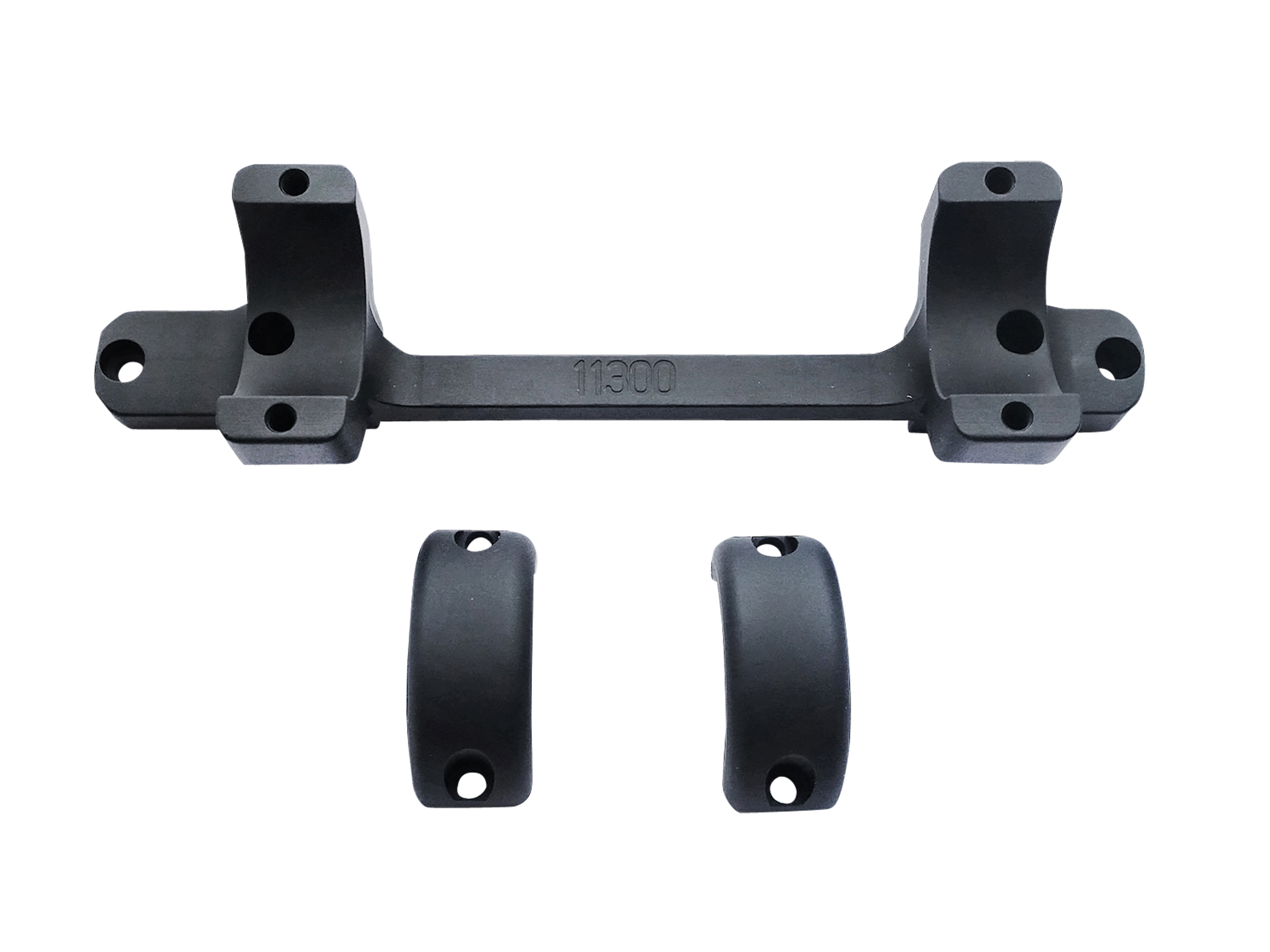 DNZ Products Game Reaper 1-Piece Scope Base with 1" Integral Rings Howa 1500, Weatherby Vanguard Long Action Matte Medium