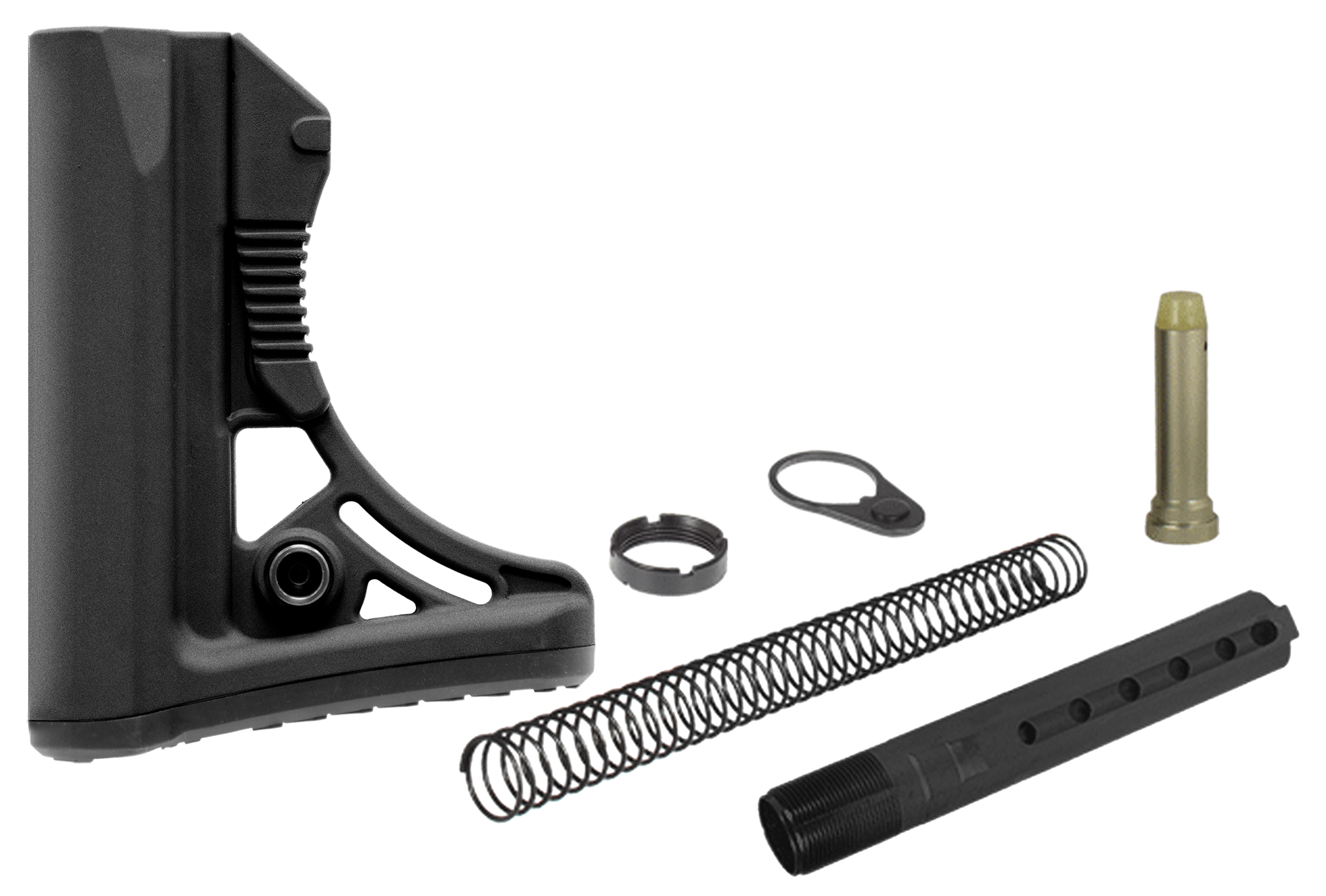 UTG Pro RBUS3BM Mil-Spec OPS Ready S3 Stock Kit Black Synthetic 6 Position for AR-15, M16
