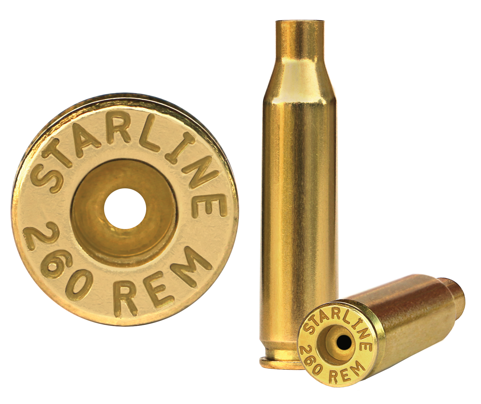 Starline Brass 260REMEUP50 Unprimed CasesRifle 260 Rem Unprimed Brass 50 Per Bag