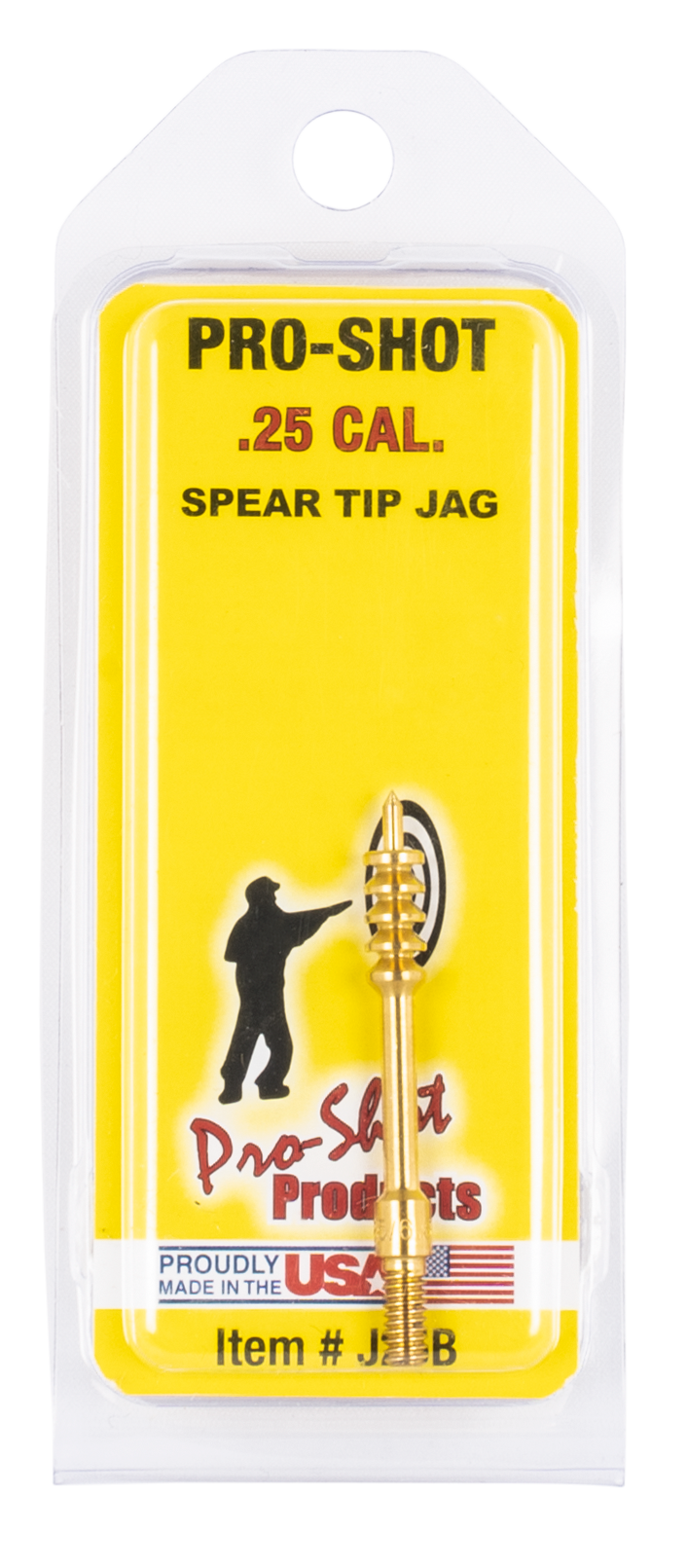 Pro-Shot Spear Tipped Cleaning Jag 25 Caliber 8 x 32 Thread Brass