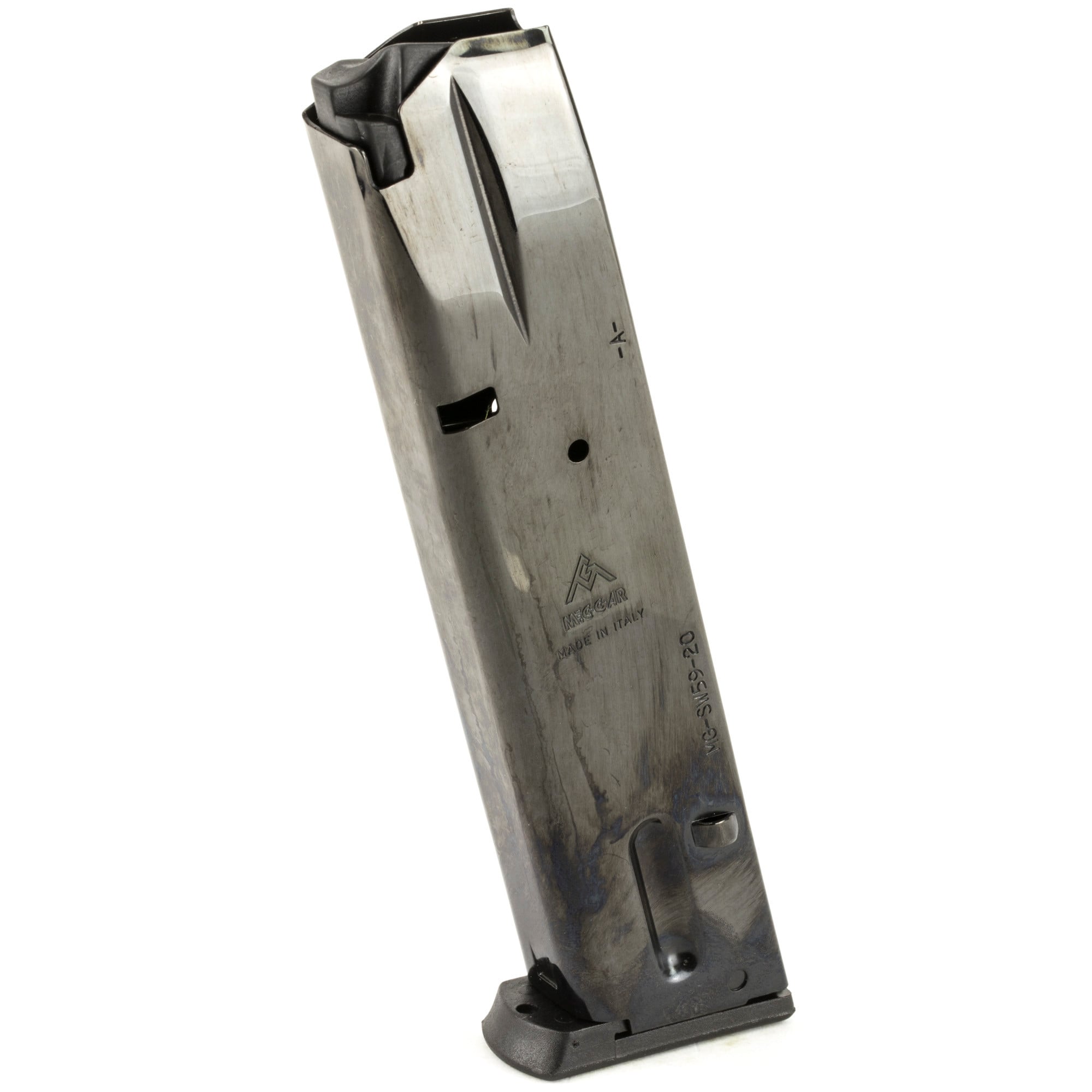 Mec-Gar MGSW5917B StandardBlued Detachable 17rd 9mm Luger for S&W 659/5900/910/915