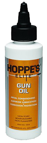 Hoppe's GO4 Elite Gun Oil Lubricates And Prevents Corrosion 4 OZ Squeeze Bottle