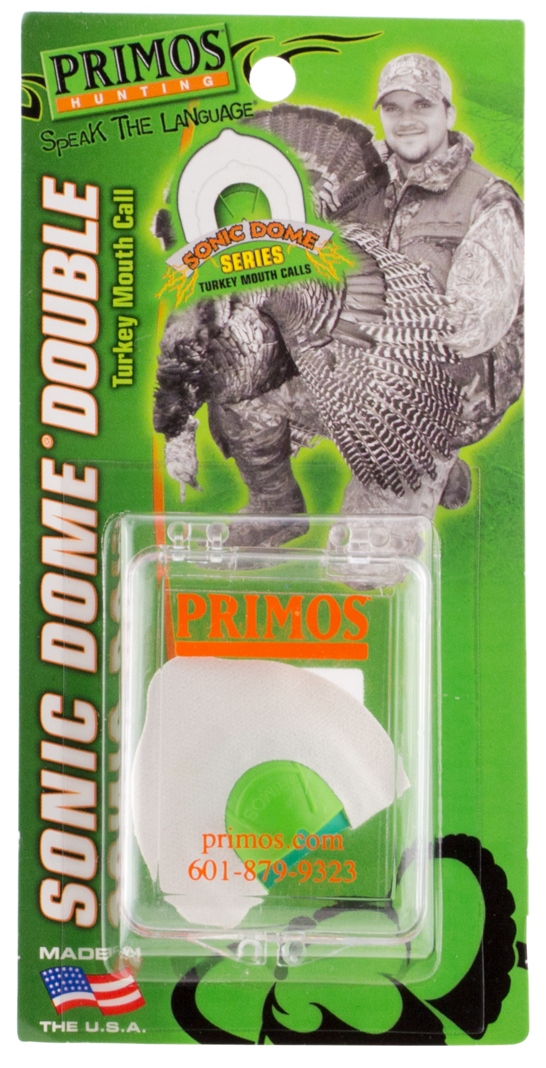 Primos 1172 Sonic DomeDouble Reed Attracts Turkeys White