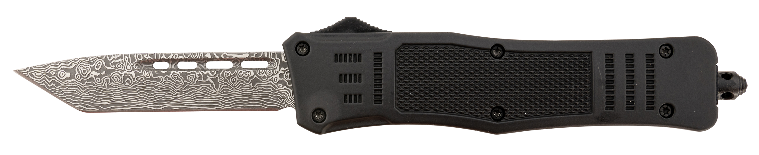 Steel River Knives T618BDT SpartanMedium 3.25" Tanto Plain Black/Silver 440C SS Blade/ 4.50" Black Aluminum Zinc Alloy Handle