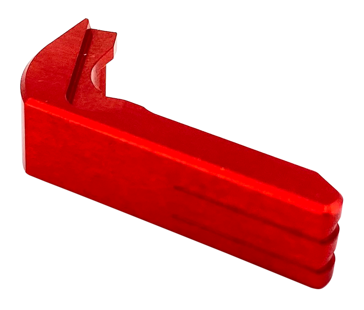 Cross Armory CRGMCRD Mag CatchExtended Compatible w/ Glock Gen1-3/P80 Red Anodized Aluminum