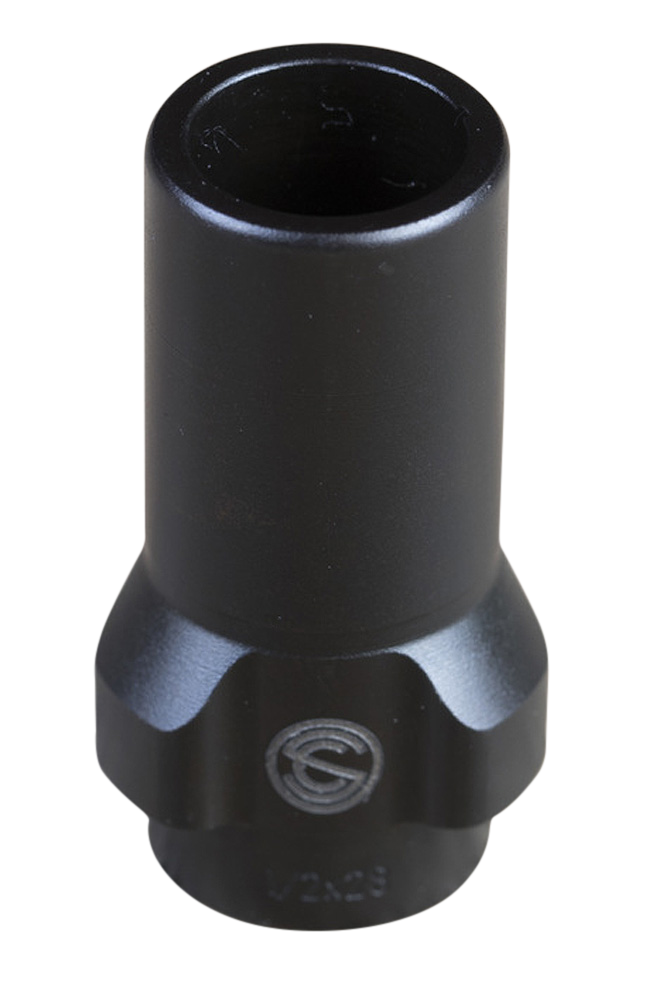 SilencerCo AC2609 3-Lug Muzzle Device 9mm 5|8-24 Threads Black in.
