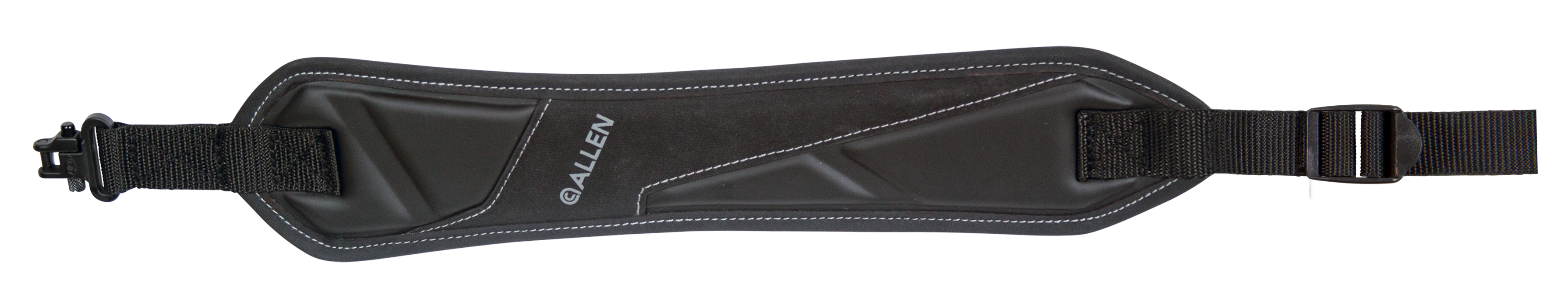 Allen 8284 Glenwood Lightweight Sling made of Black Nylon Webbing with Foam Padding, 15"-38" OAL, Adjustable Design & Swivels for Rifle/Shotgun