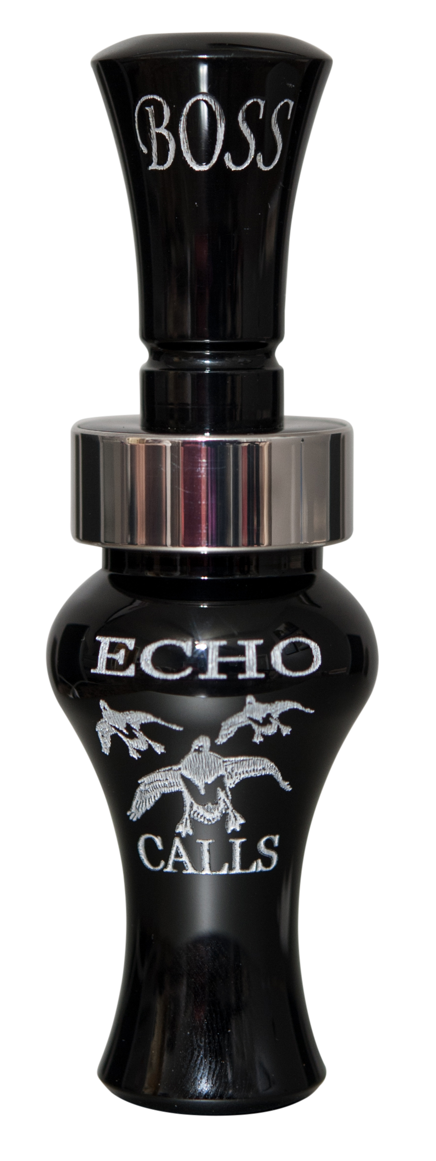 Echo Calls 80002 BossOpen Call Single Reed Mallard Sounds Attracts Ducks Black Acrylic