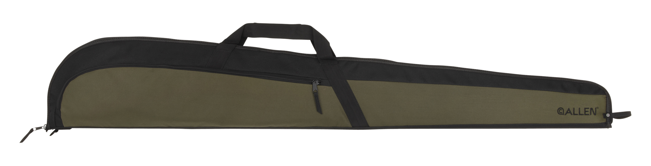 Allen 69352 Powell Shotgun Case made of 600D Polyester with Green Finish & Black Trim, Foam Padding, Large Exterior Accessory Pocket & Lockable Zipper 52" L