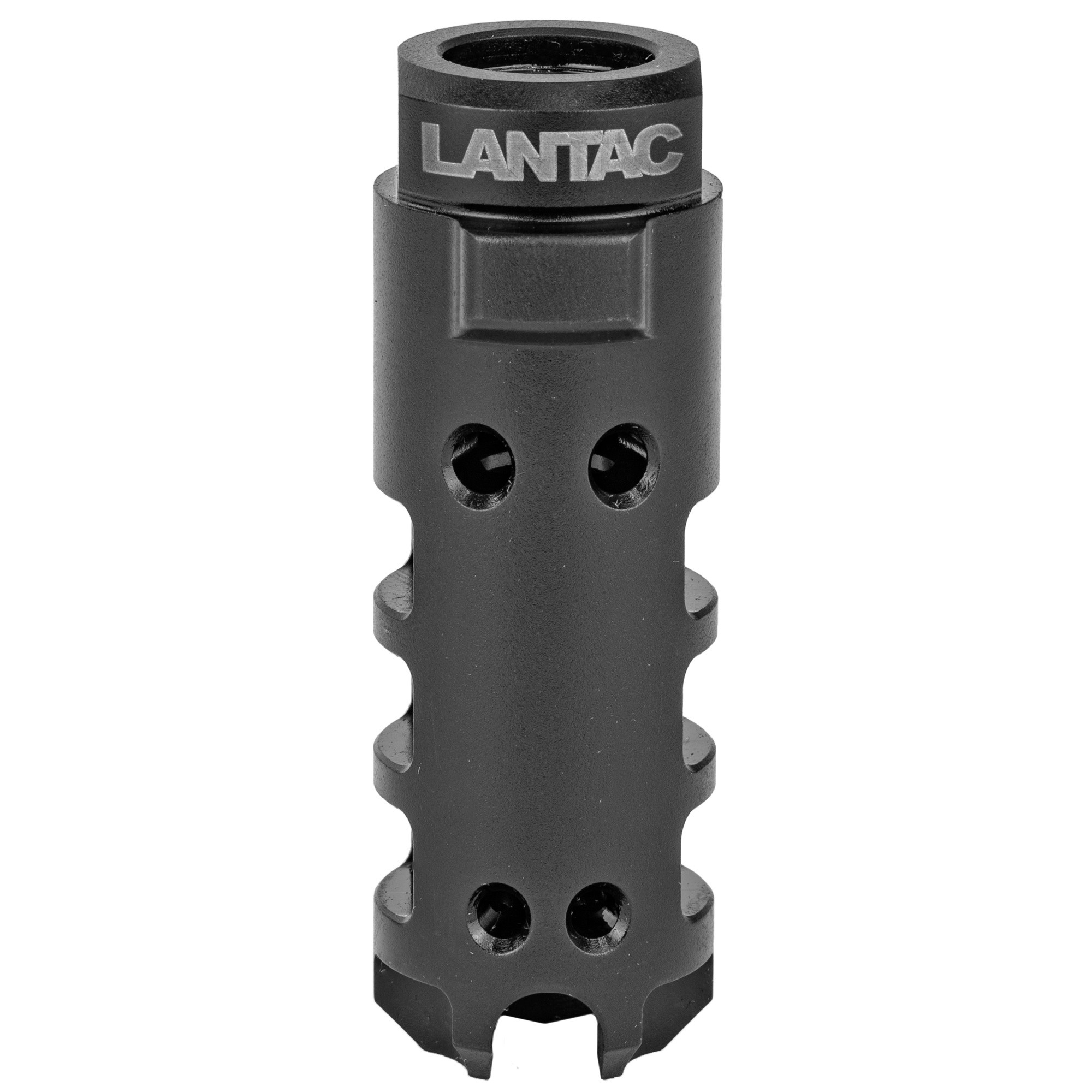 Lantac Dragon Muzzle Brake with Gemtech Quick Detach Suppressor Mount Stainless Steel Nitride