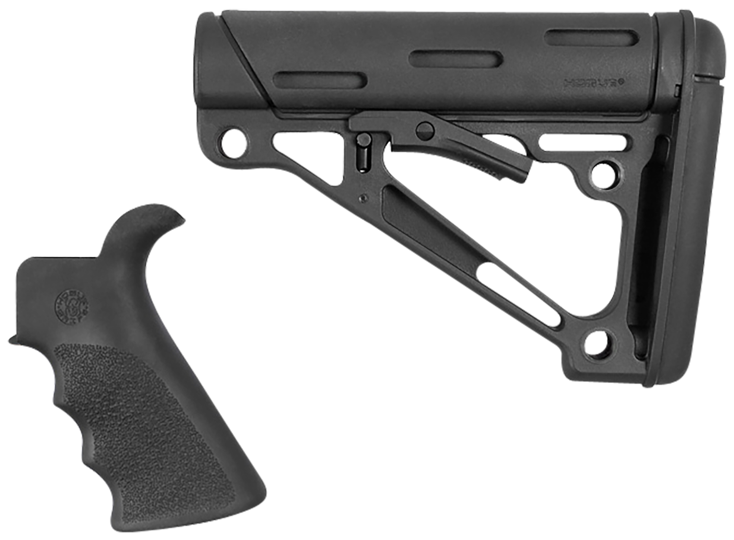HOG STOCK KIT AR15 M16 BLK RUBBER COMM TUBE