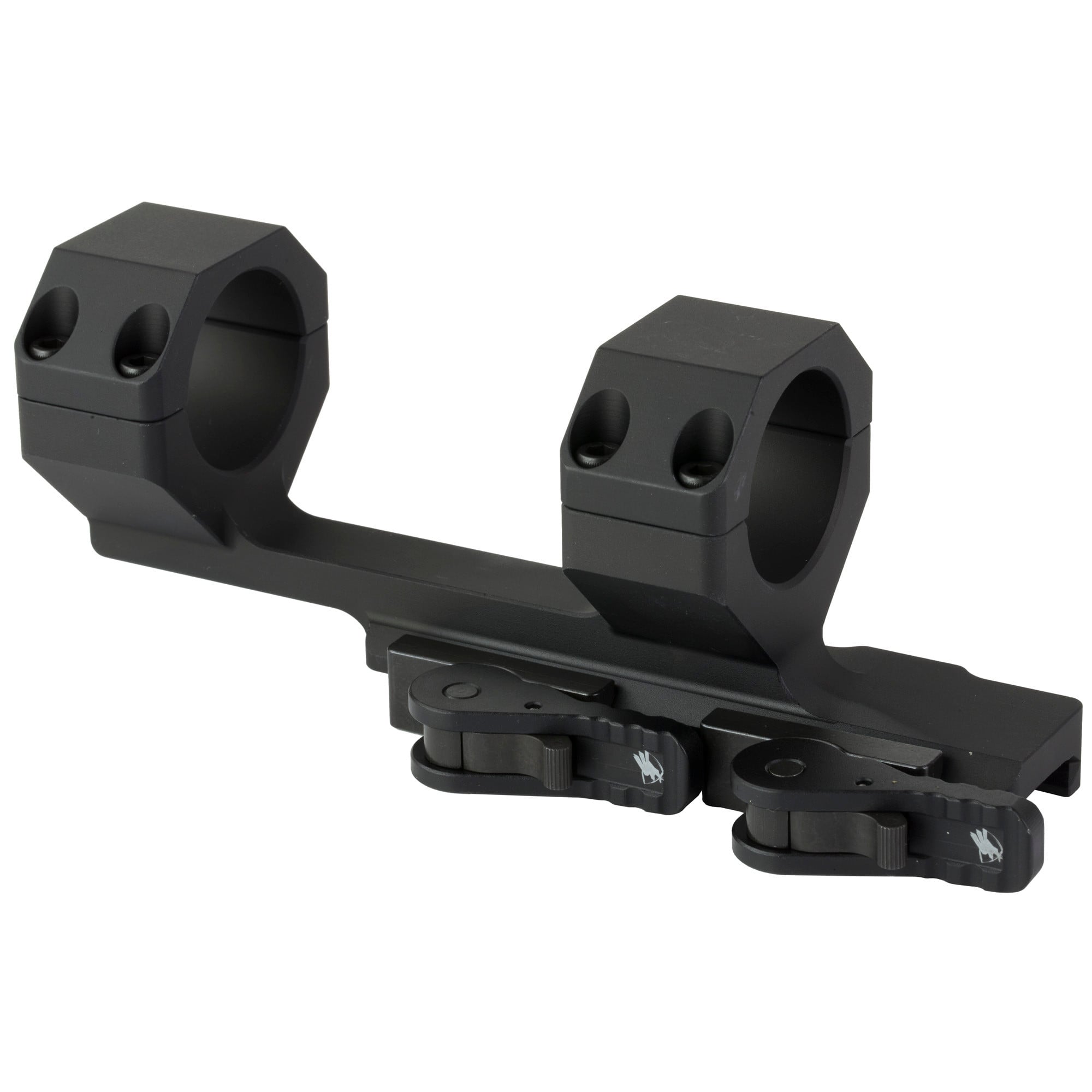 American Defense AD-DELTA-C 30mm Scope Mount Black, Standard Levers, 0 MOA