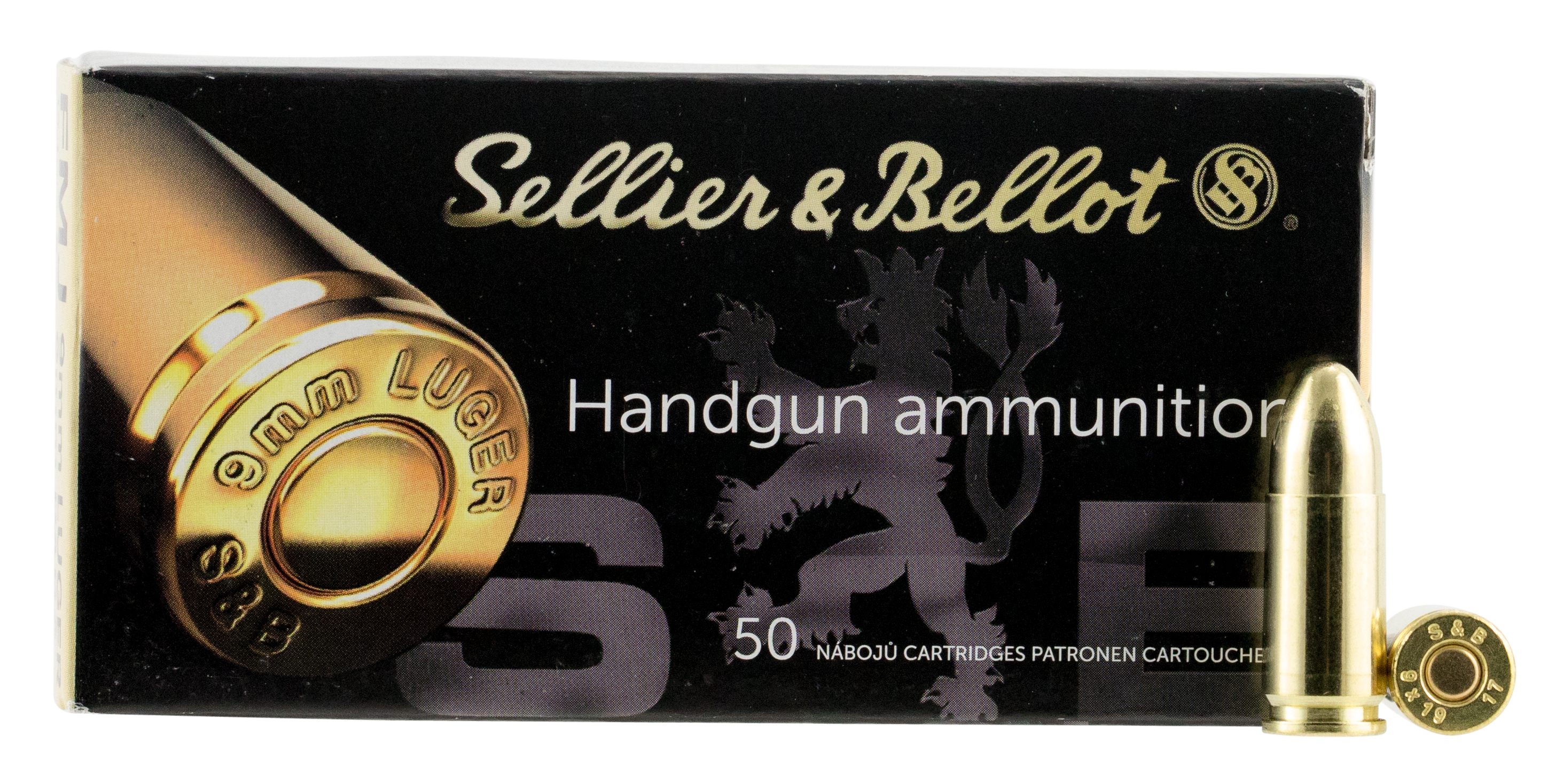 Sellier & Bellot SB9B Handgun Target 9mm Luger 124 gr FMJ50rd Bx