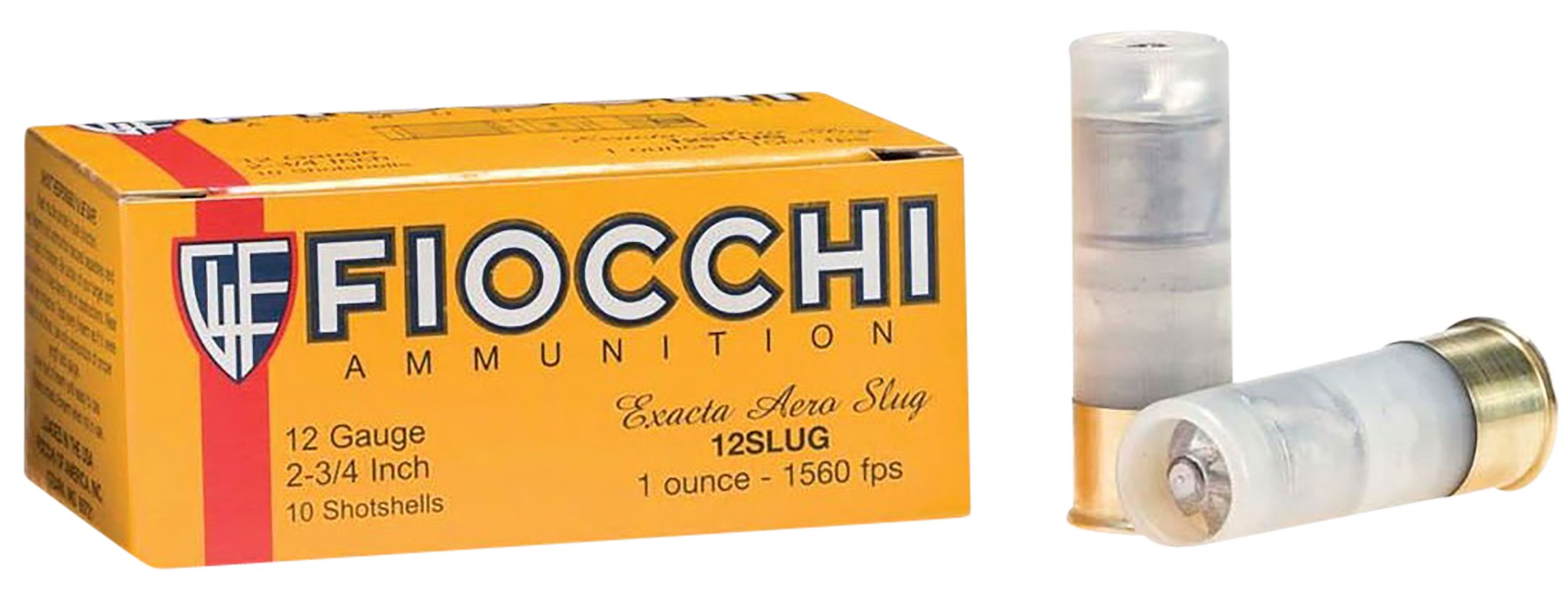 Fiocchi 12FSLUG Aero Extrema 12 Gauge 2.75" 1 oz Rifled Slug Shot 10 Per Box/ 8 Cs