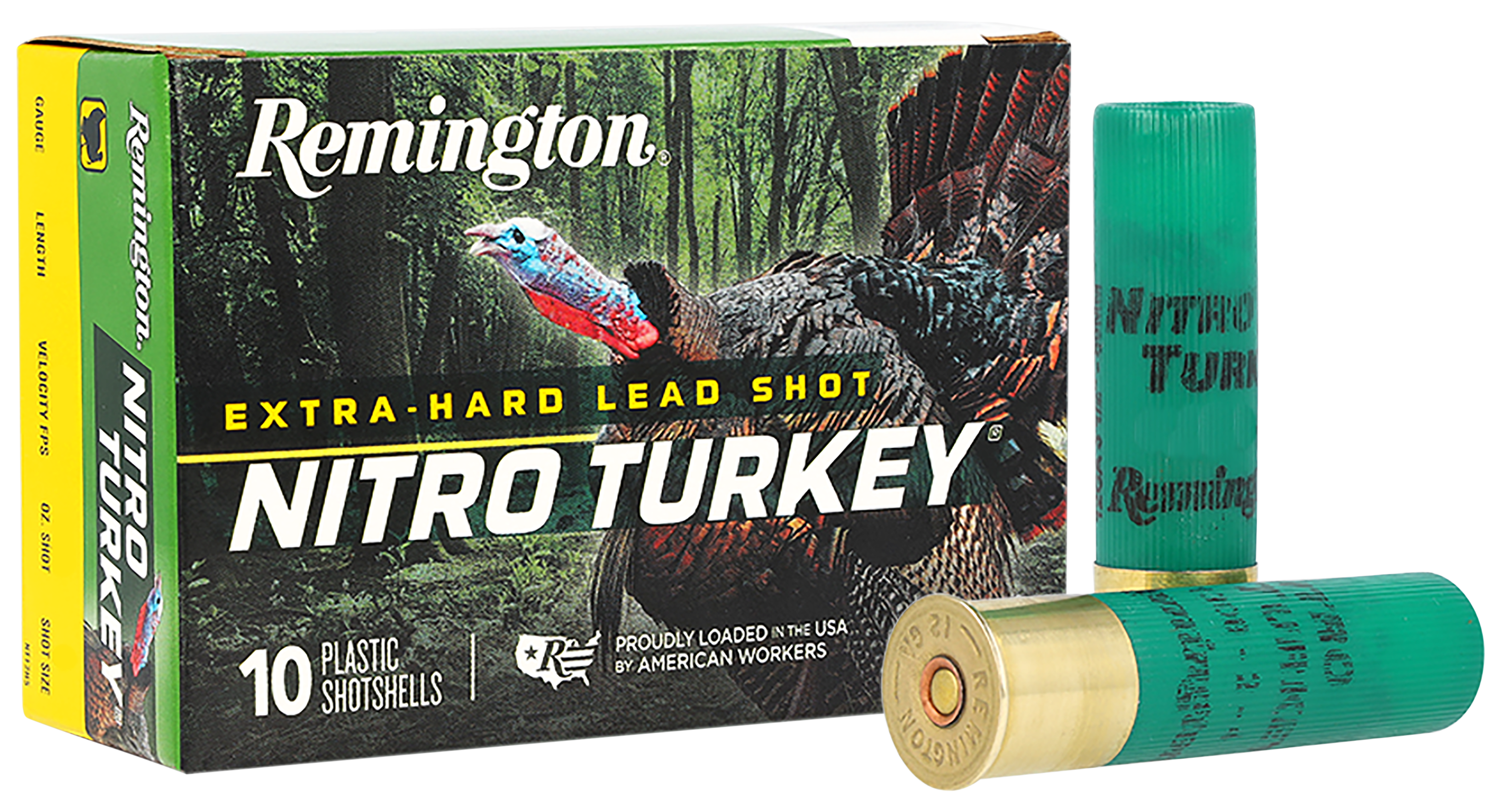 Remington Ammunition 26690 Nitro Turkey Upland 12 Gauge 2.75" 1 1/2 oz 4 Shot 10 Per Box/ 10 Cs