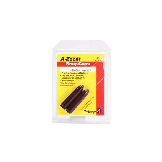 A-Zoom Precision Rifle Snap Caps 450 Bushmaster, 2 Pack