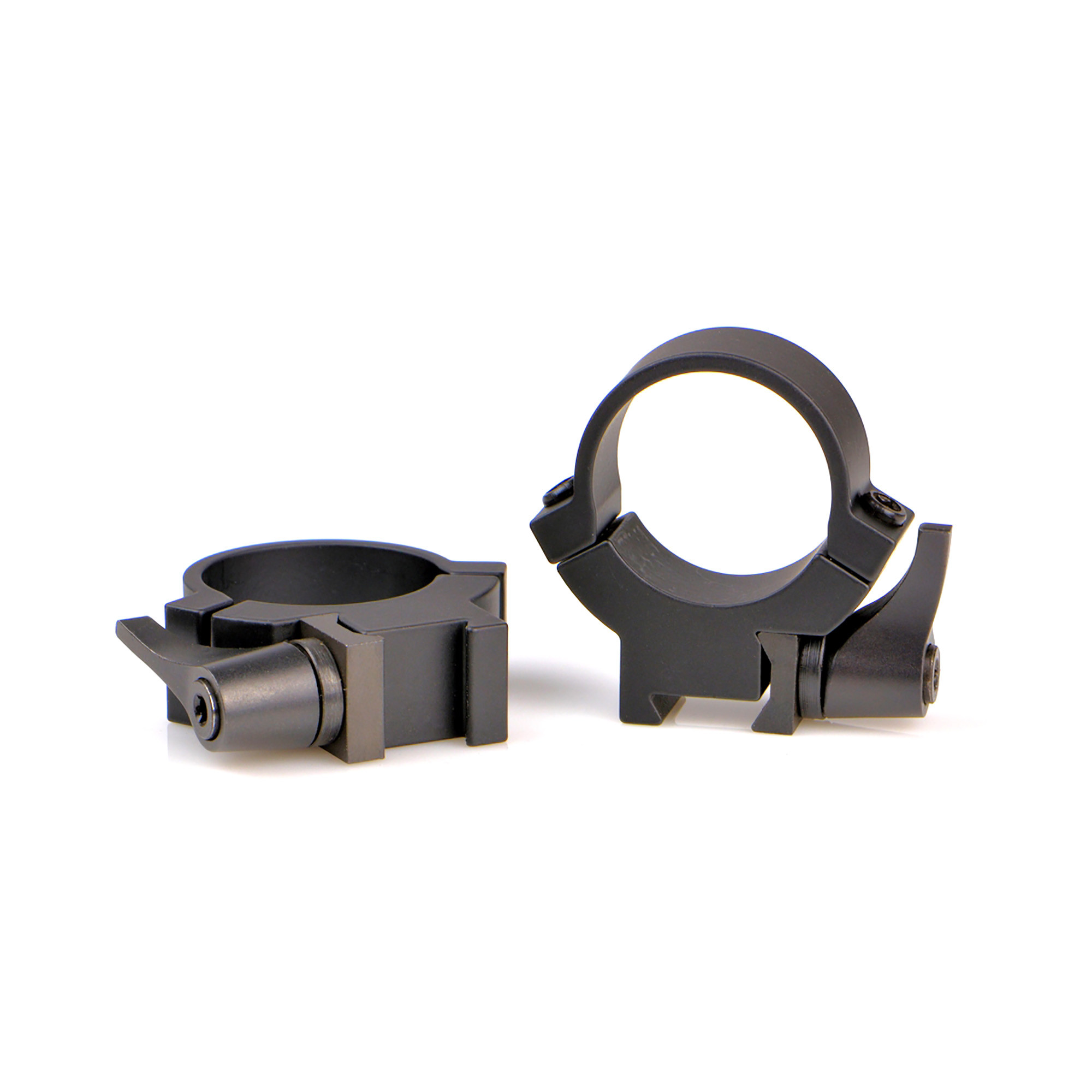Warne .22 Quick Detach 1" Rings Matte, Medium, Fits 3/8" & 11mm Dovetail Grooved Receivers