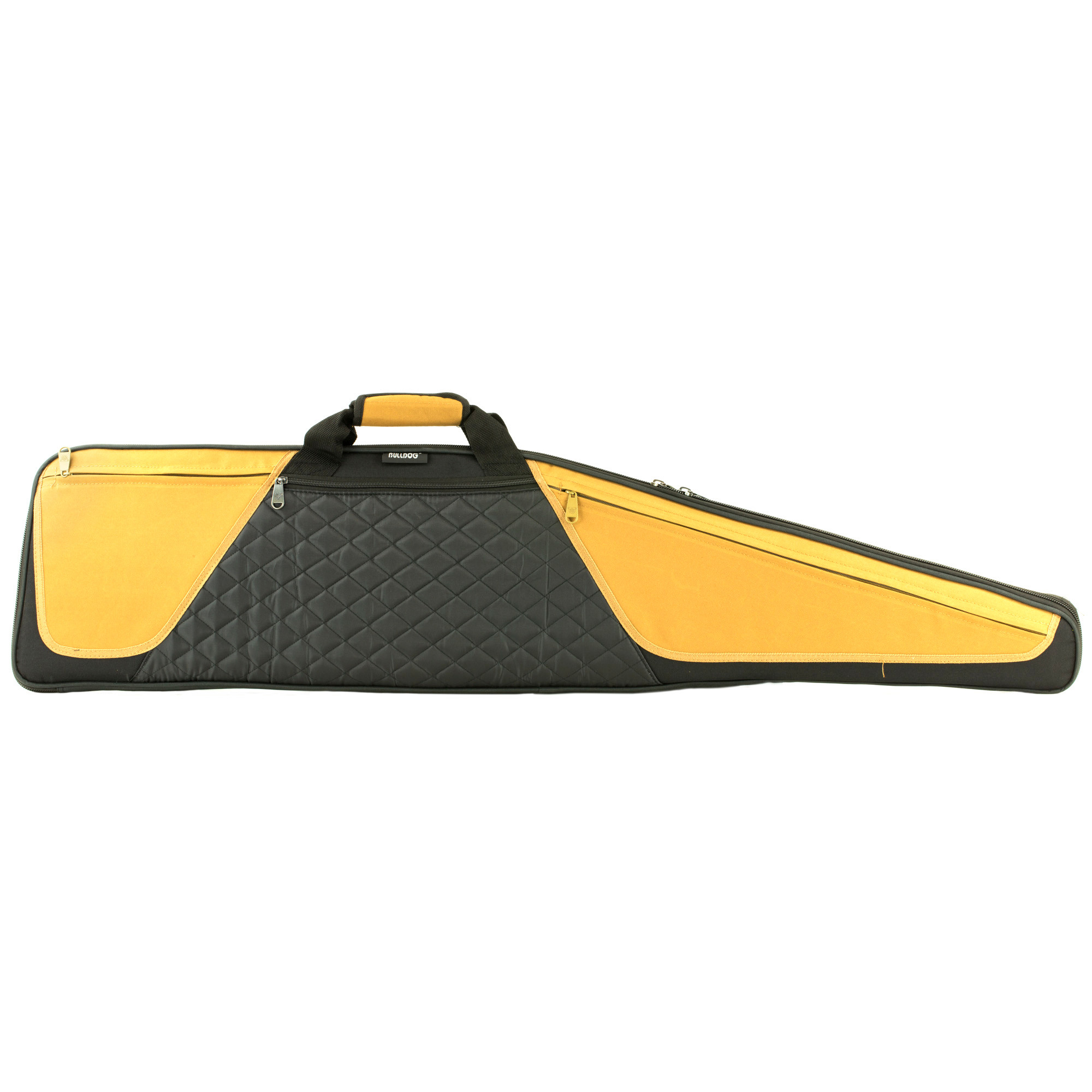 Bulldog BD360 Elite Rifle Case 48" Black w/Tan Panels Water-Resistant Nylon