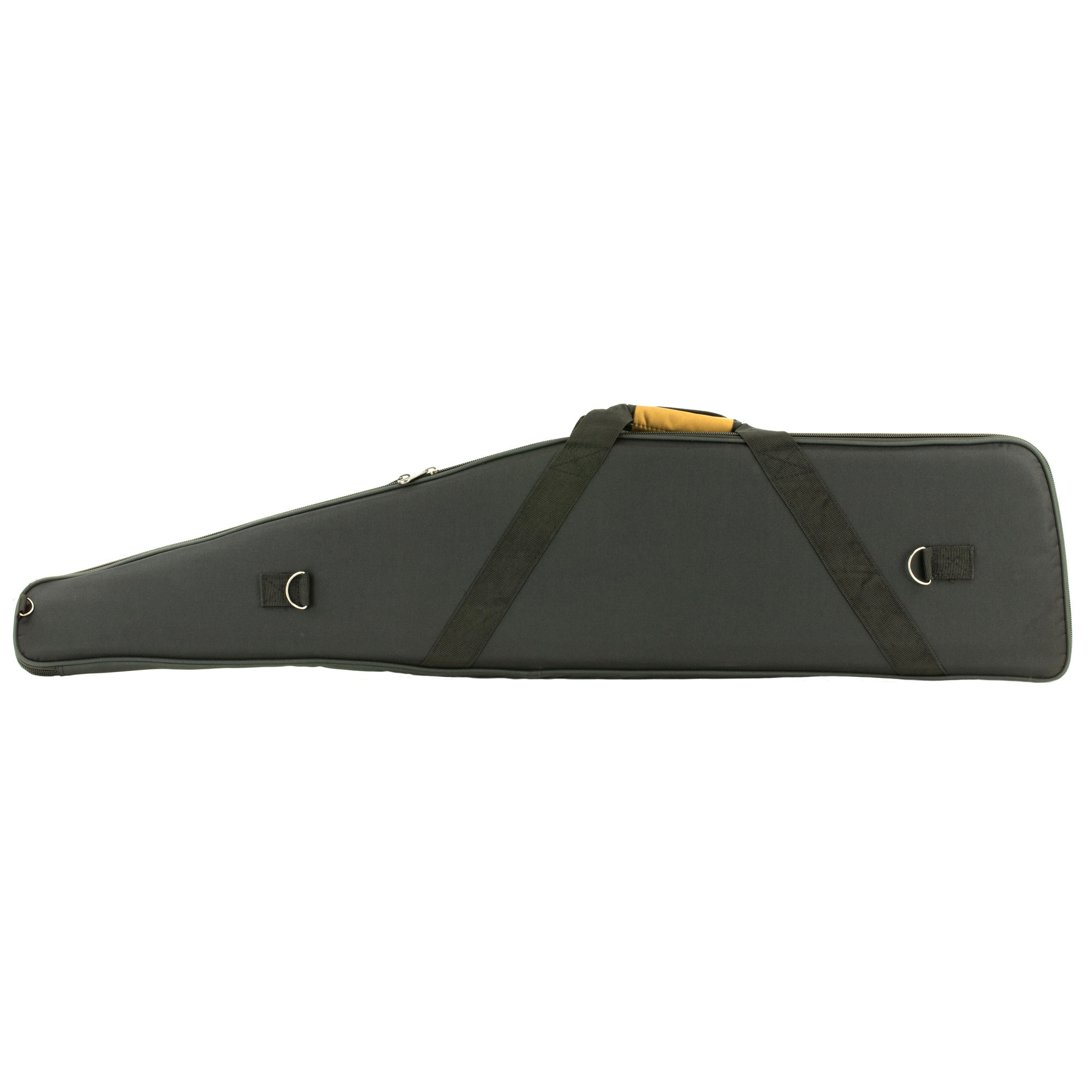 Bulldog BD360 Elite Rifle Case 48" Black w/Tan Panels Water-Resistant Nylon