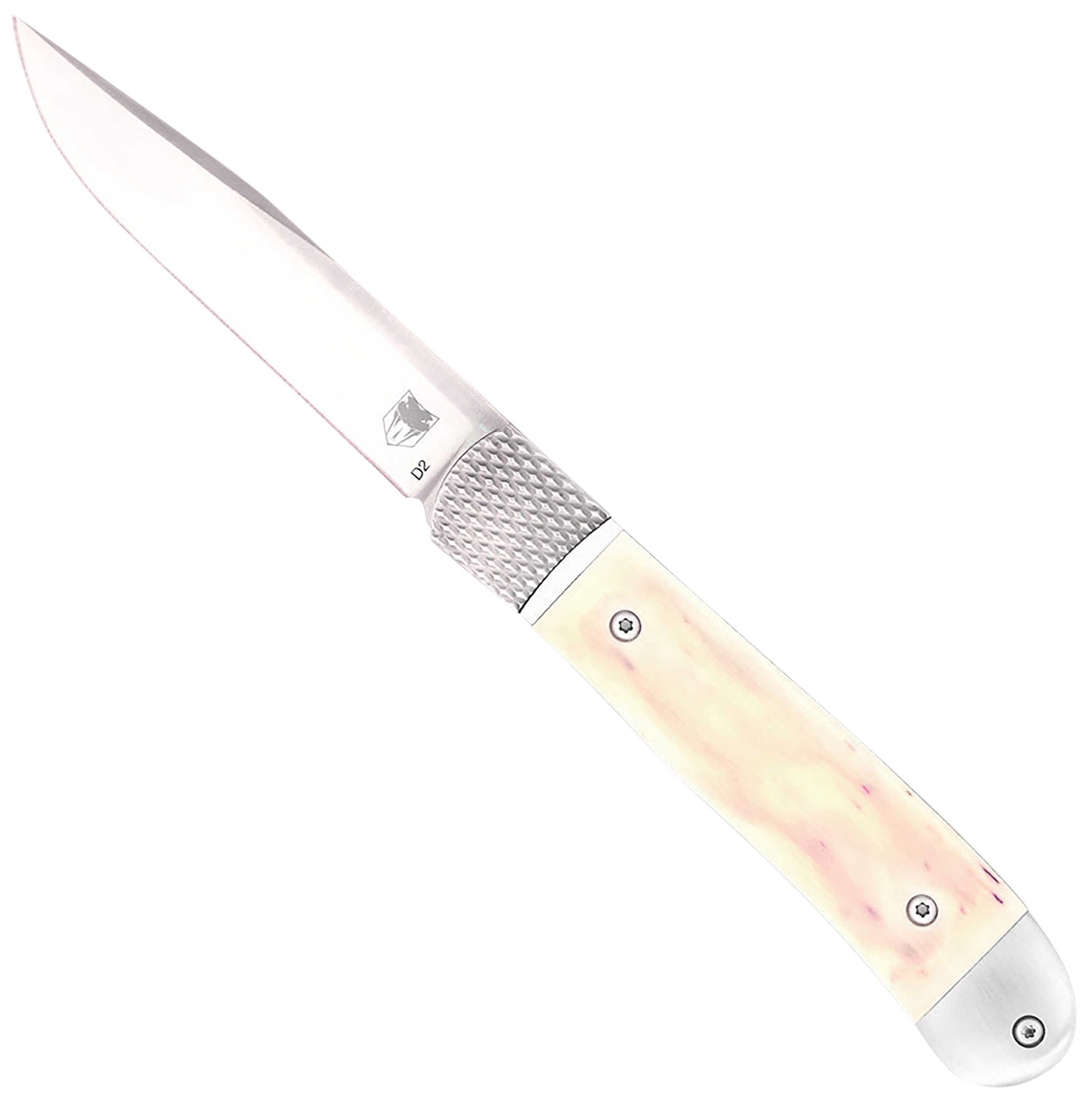 CobraTec Knives CTTHRWT Trapper Hidden Release White