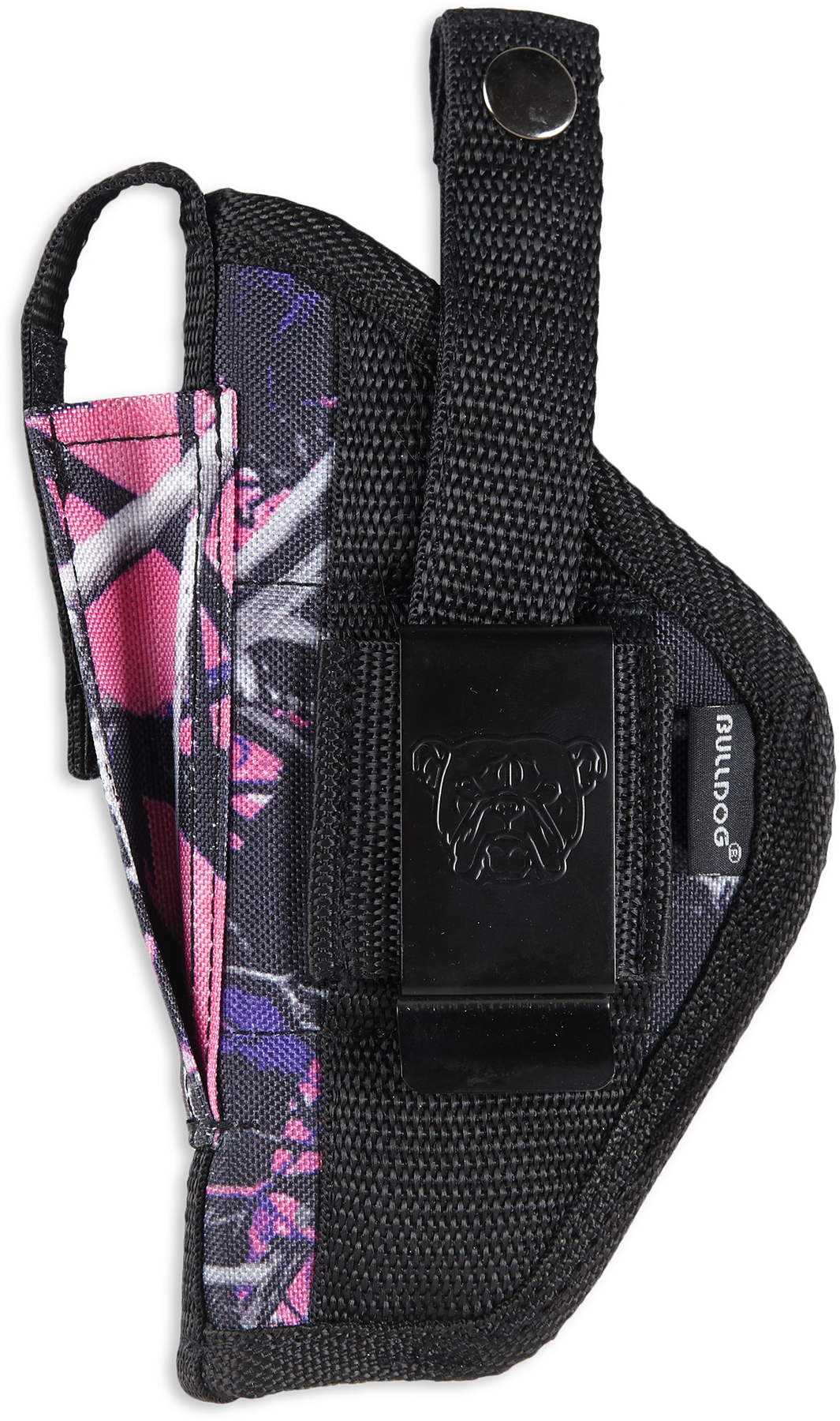 Bulldog FSN24MDG ExtremeOWB Muddy Girl Camo Nylon Belt Loop/Clip Fits S&W J Frame Fits 2-2.50" Barrel Ambidextrous